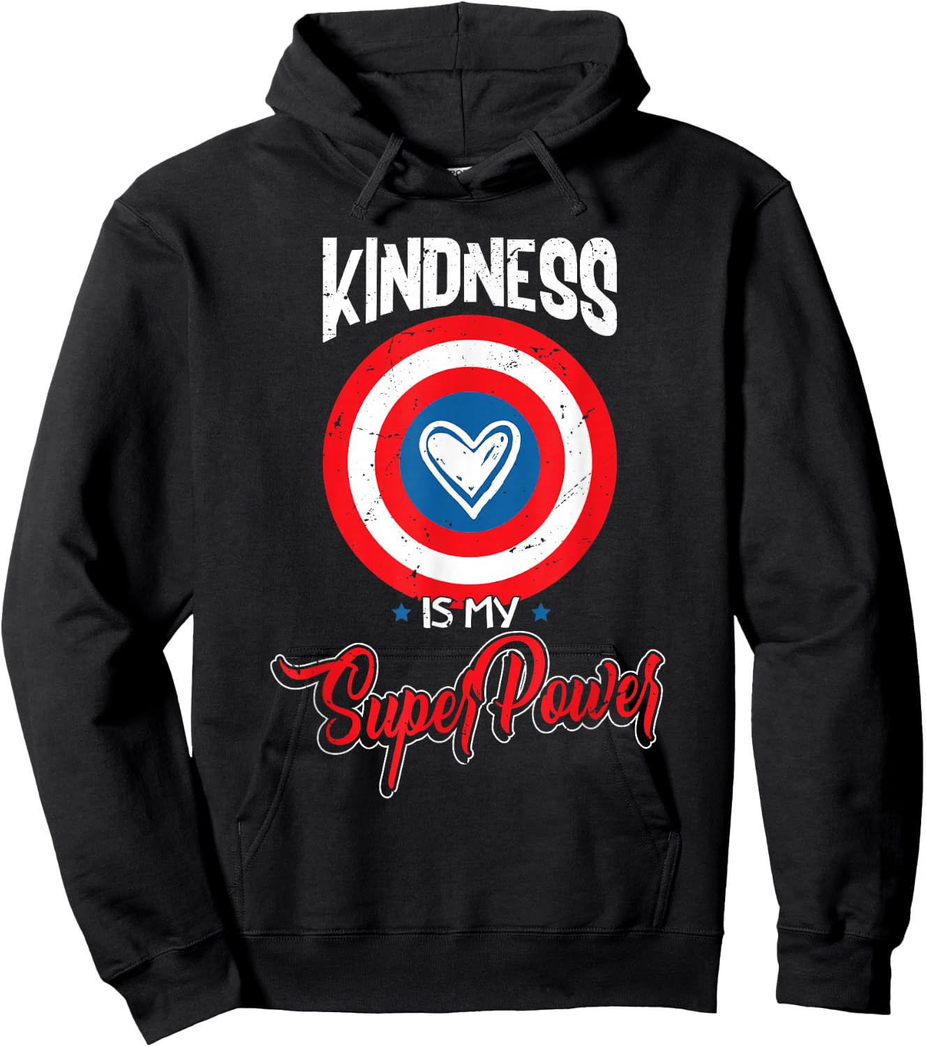 Anti Bullying - Kindness is My Superpower Hoodie - Hoodie | Black