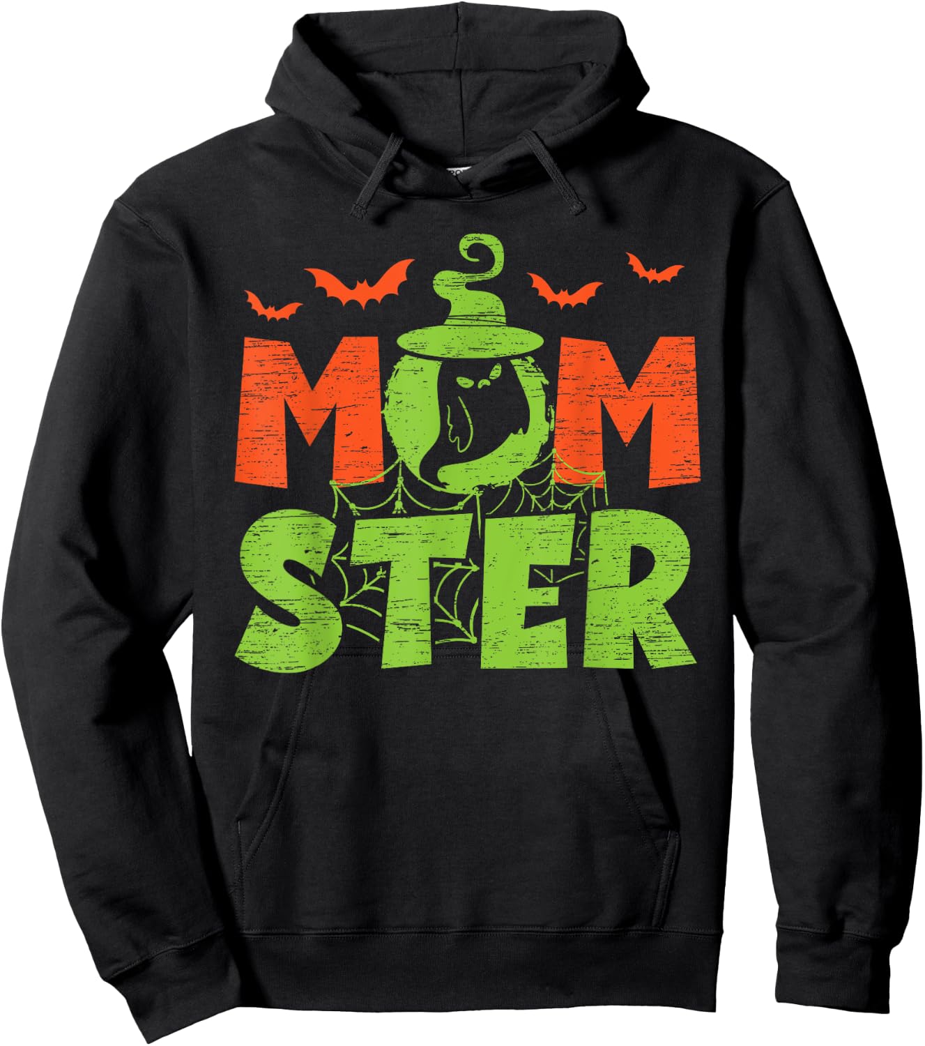 Momster Ghost Mom Monster Hoodie - Hoodie | Black