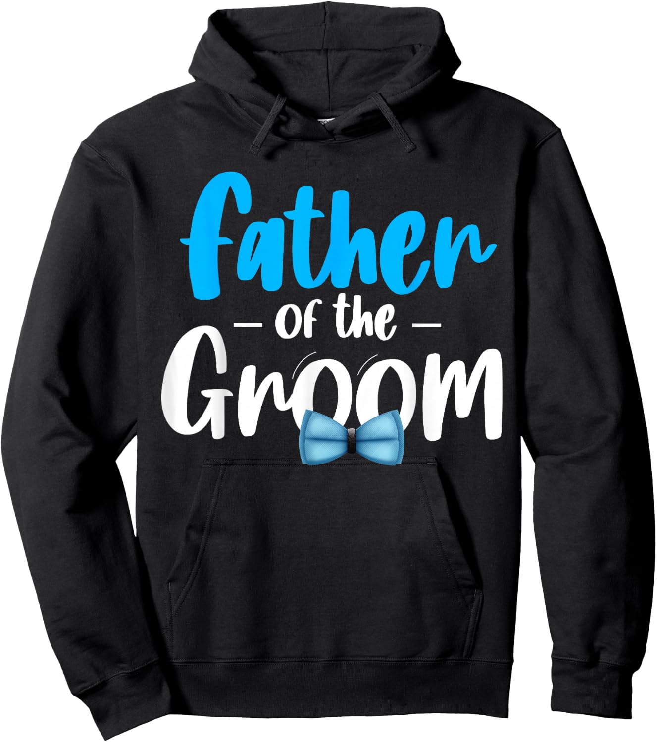 Father Of The Groom Wedding Party Grooms Dad Bride Bridal Hoodie - Hoodie | Black