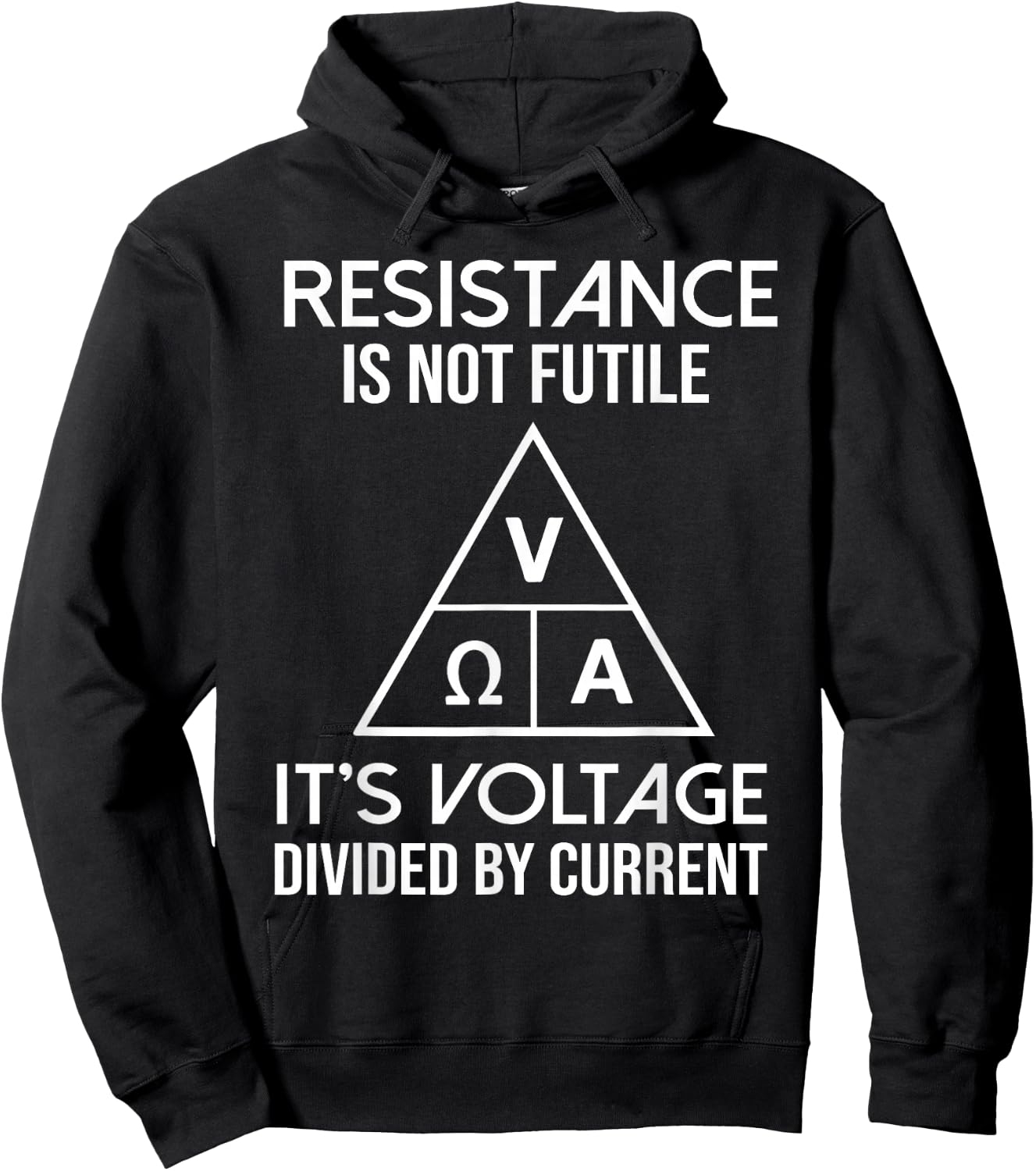 Physics Physicist - Resistance Is Not Futile Hoodie - Hoodie | Black