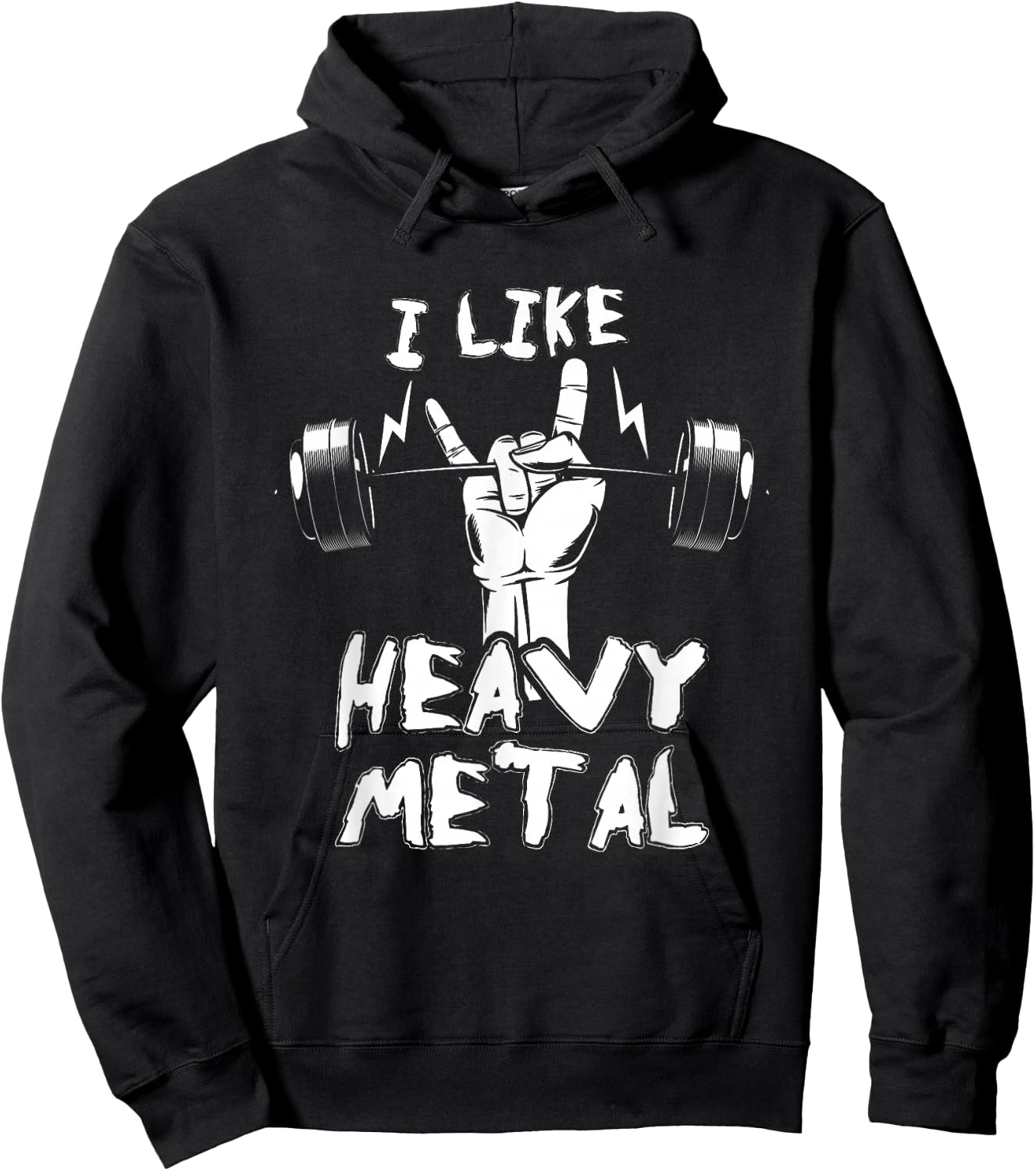 Exercise Fitness Instructor Personal Trainer Gift Heavy Metal Weightlifting Bodybuilding Gym Workout Barbell Hoodie - Hoodie | Black