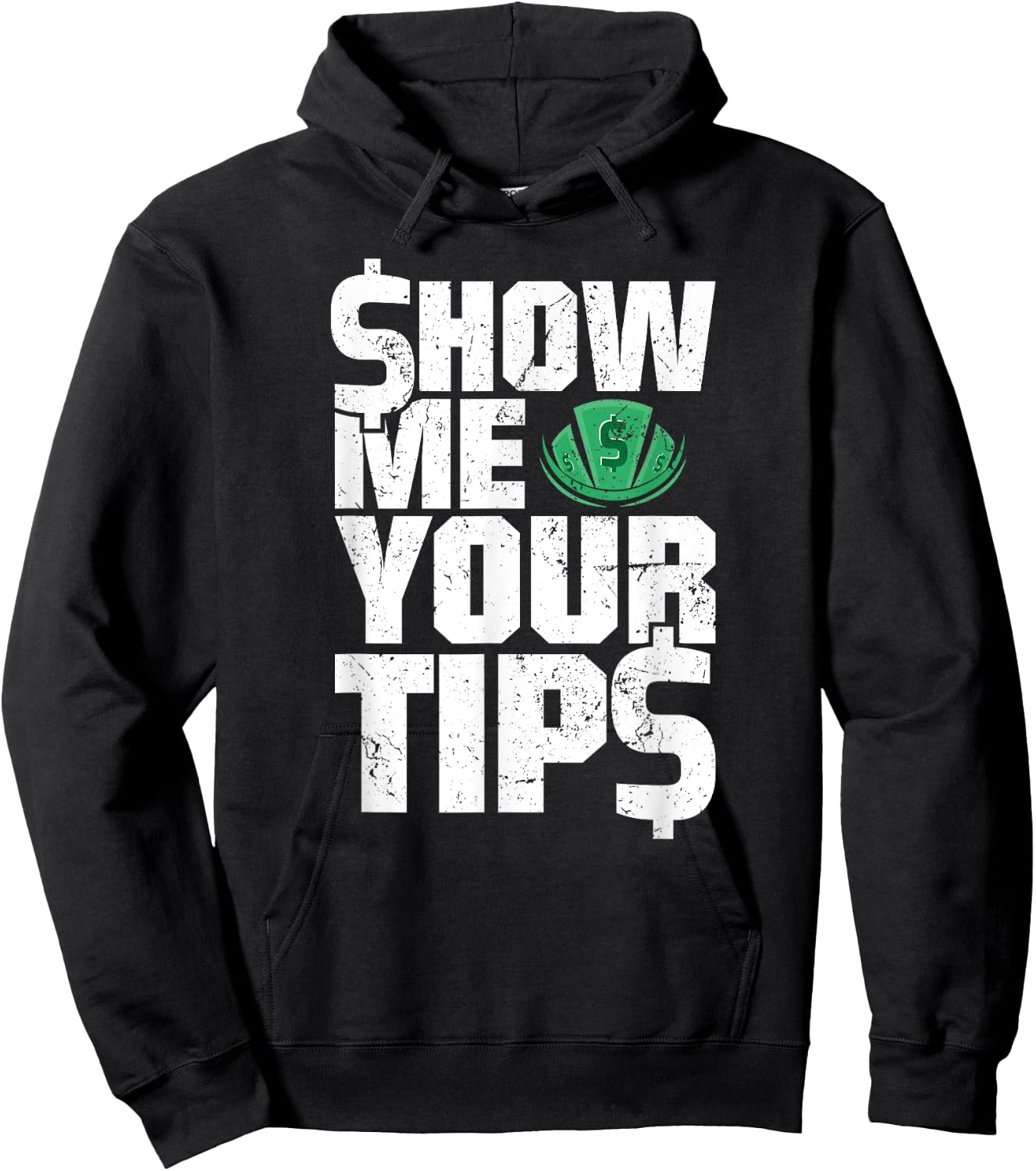 Show Me Your Tips Funny Bartender Water Shirt Hoodie - Hoodie | Black