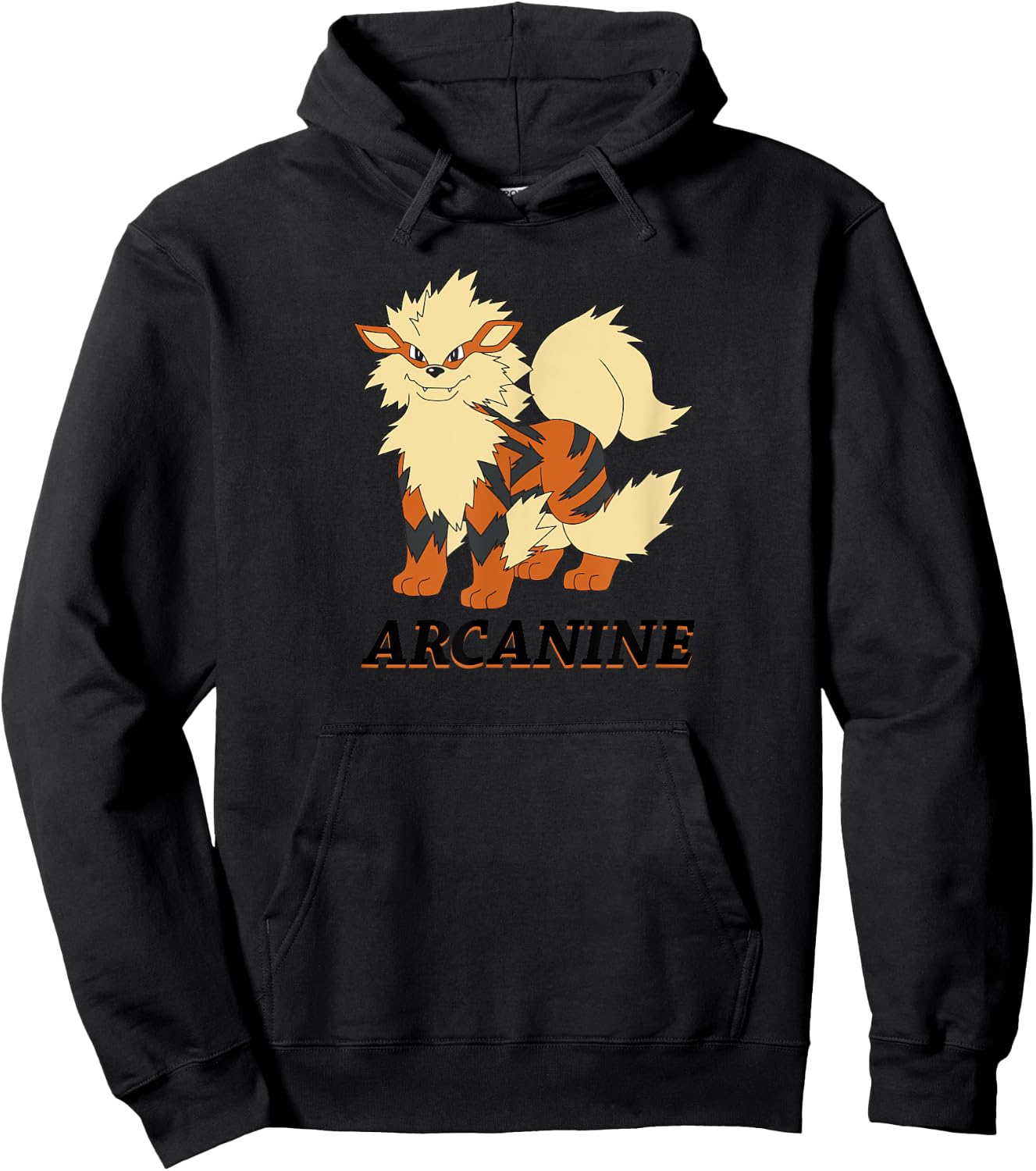 Pokémon - Arcanine Hoodie - Hoodie | Black