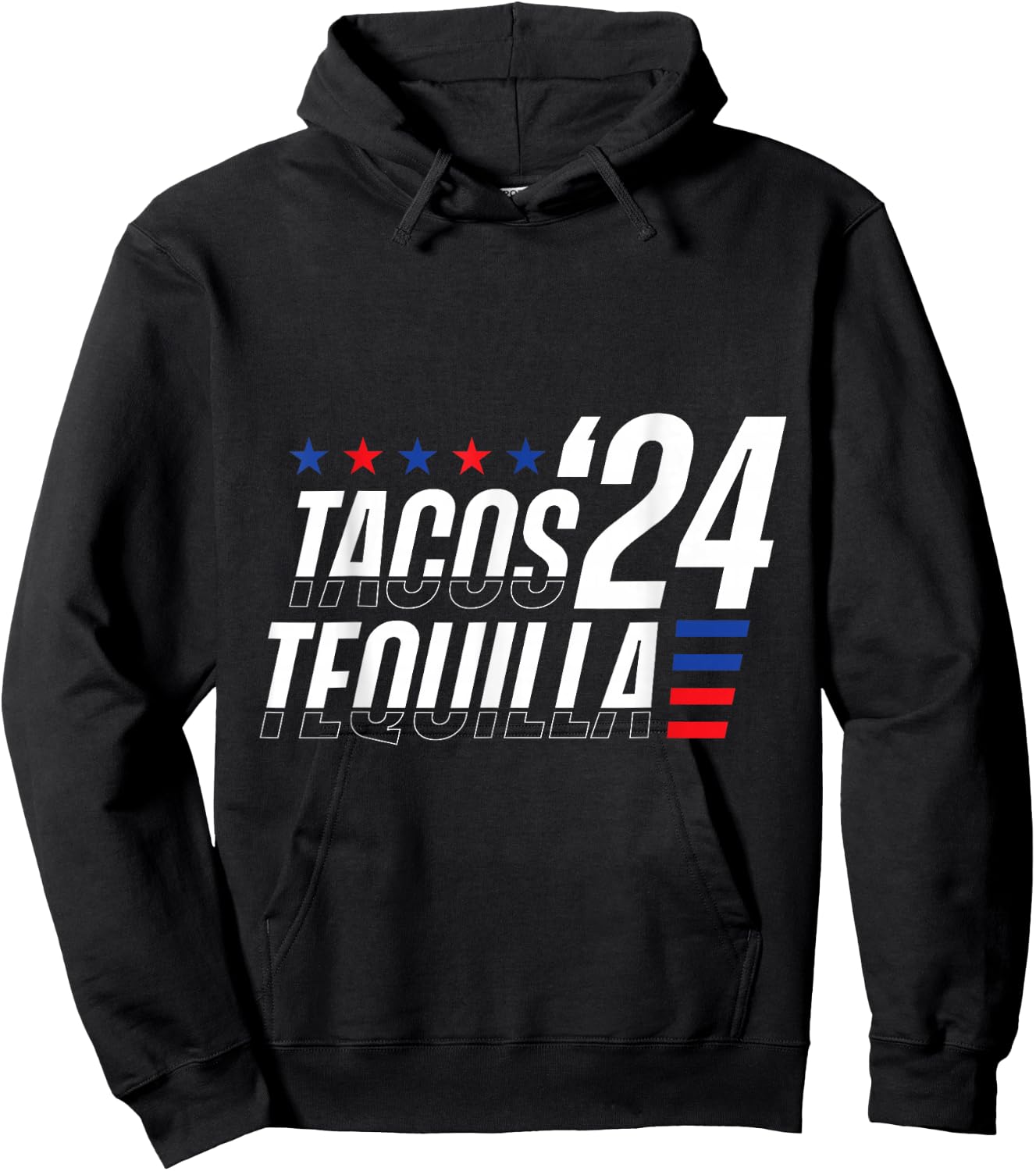 Tacos & Tequila 2024 Election Hoodie - Hoodie | Black