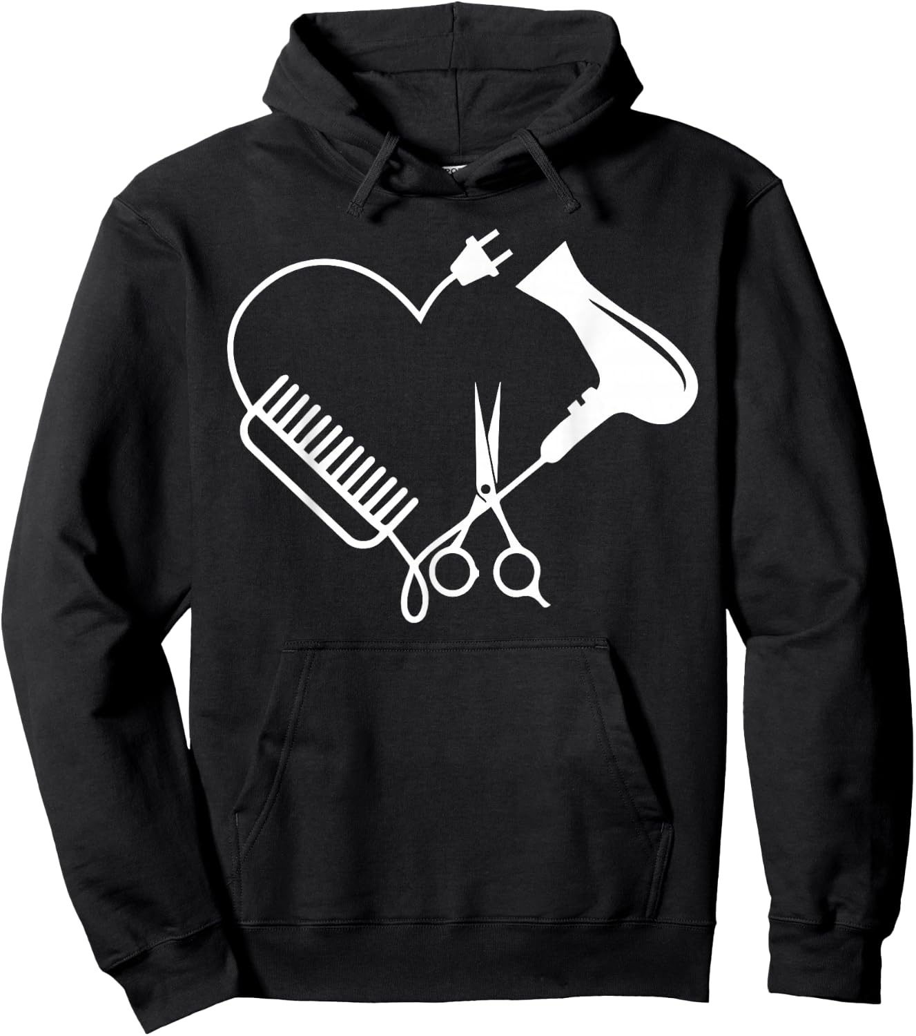 Hairdresser Hairdresser Salon Barber Hairstylist Hairdresser Gift Hoodie - Hoodie | Black