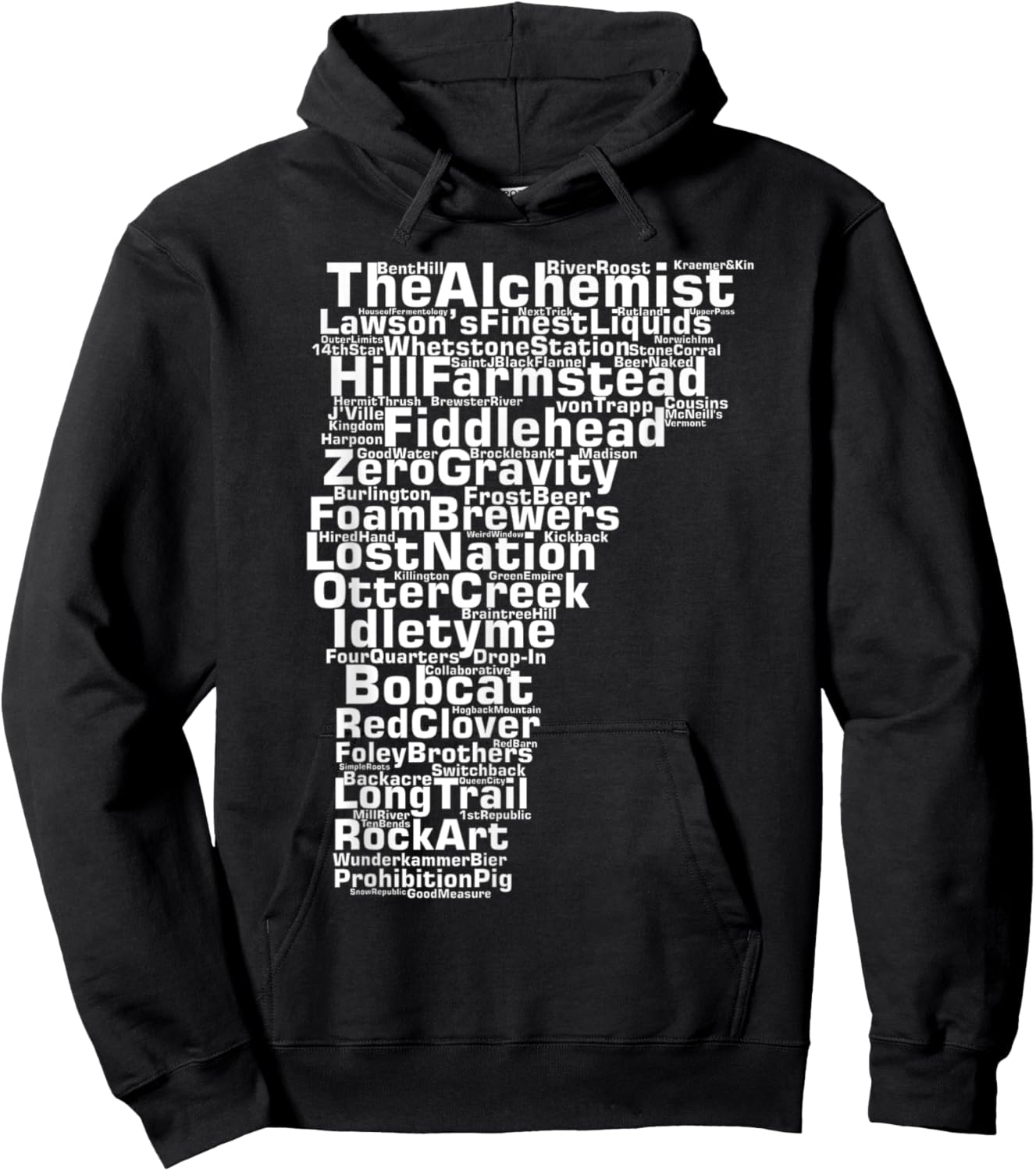 Vermont Breweries Hoodie - Hoodie | Black