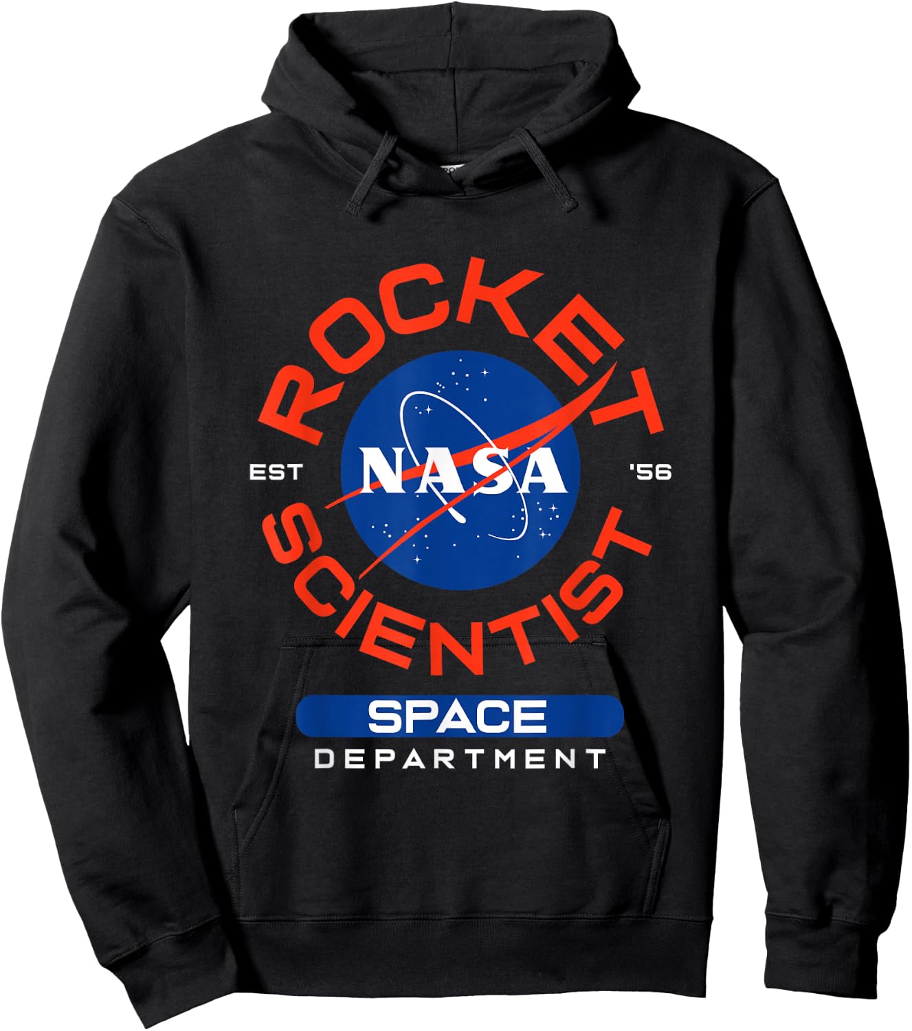 NASA Space Department Rocket Scientist Hoodie - Hoodie | Black