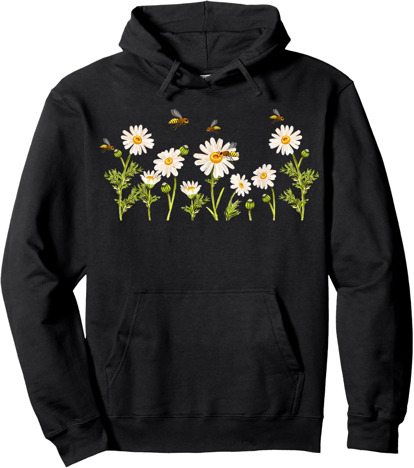 Marguerites Daisy Summer Daisies Flower Garden Gardeners Hoodie - Hoodie | Black