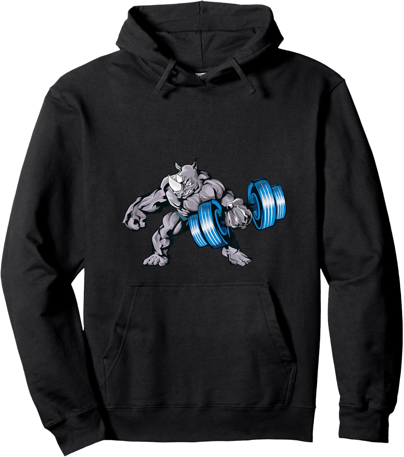 Rhino Lifting Weights Bodybuilding Beast Gym Fitness Hoodie - Hoodie | Black