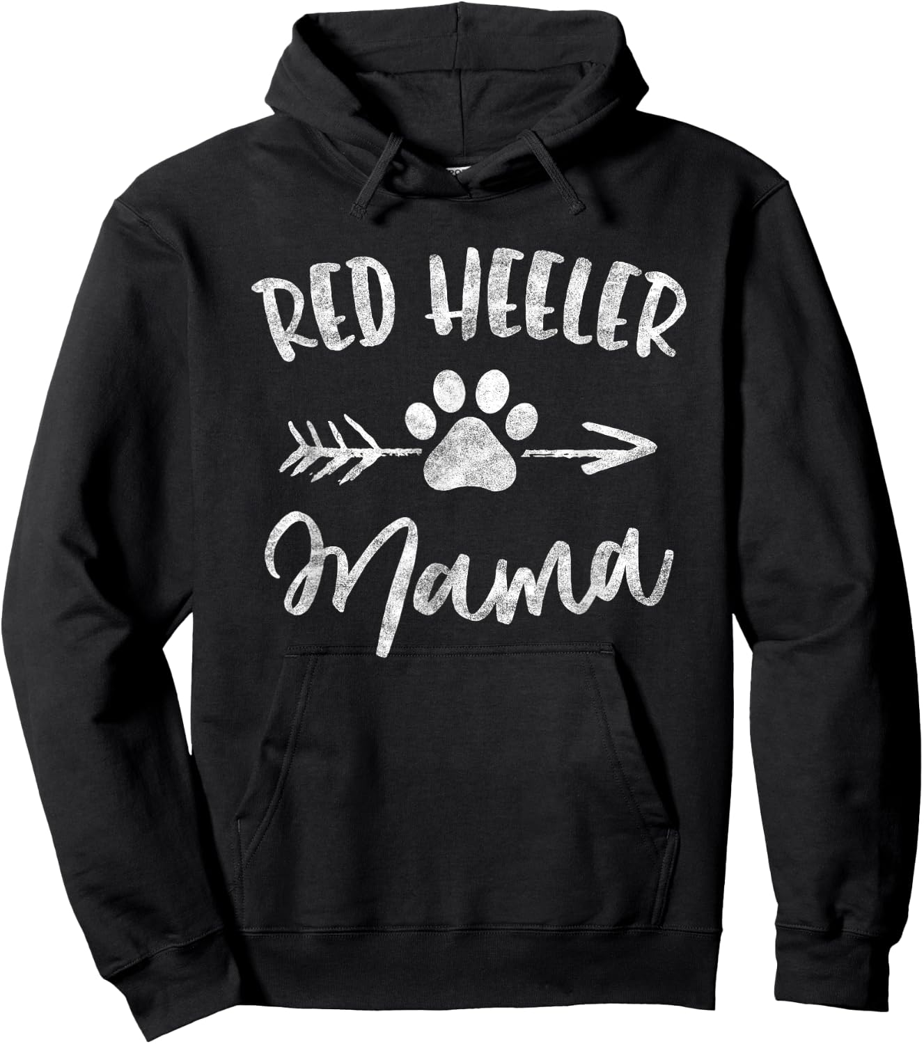 Red Heeler Mama Cattle Dog Lover Owner Gifts Dog Mom Mother Women Girls Kids Hoodie - Hoodie | Black
