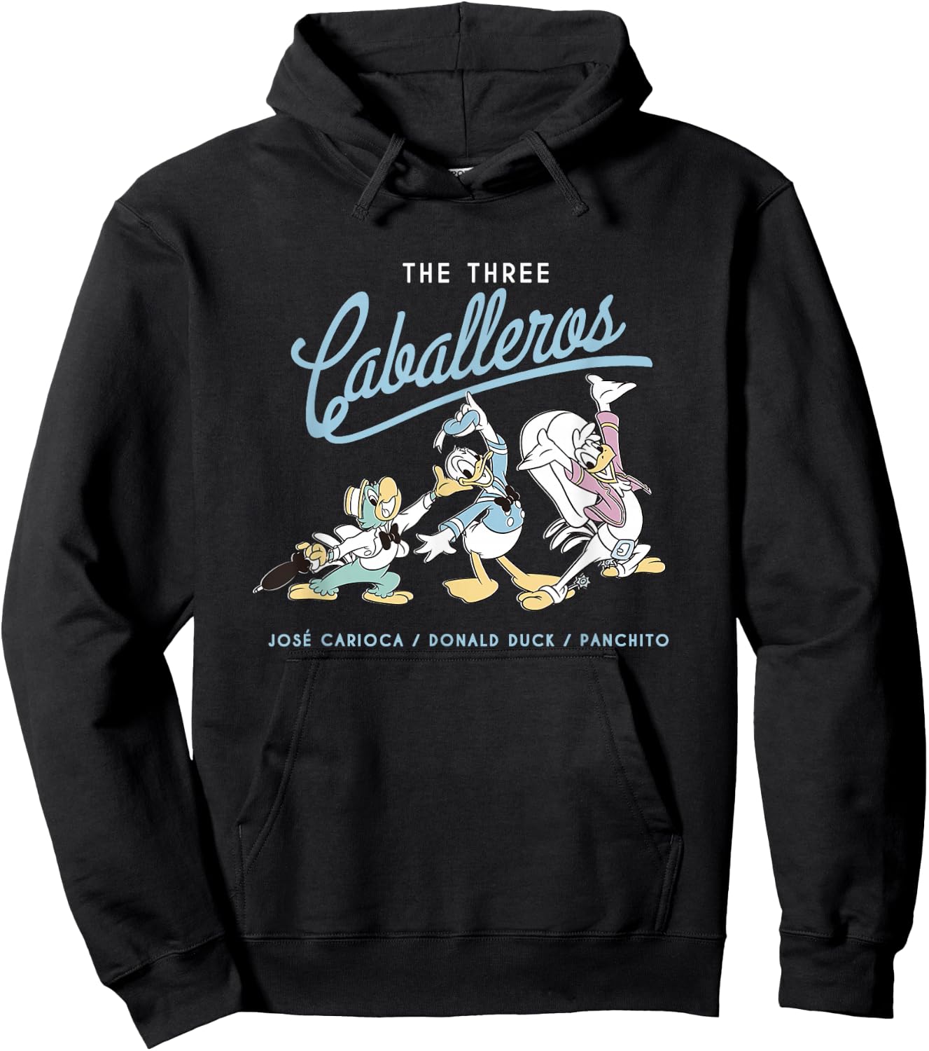 Disney The Three Caballeros Retro Donald Duck Hoodie - Hoodie | Black
