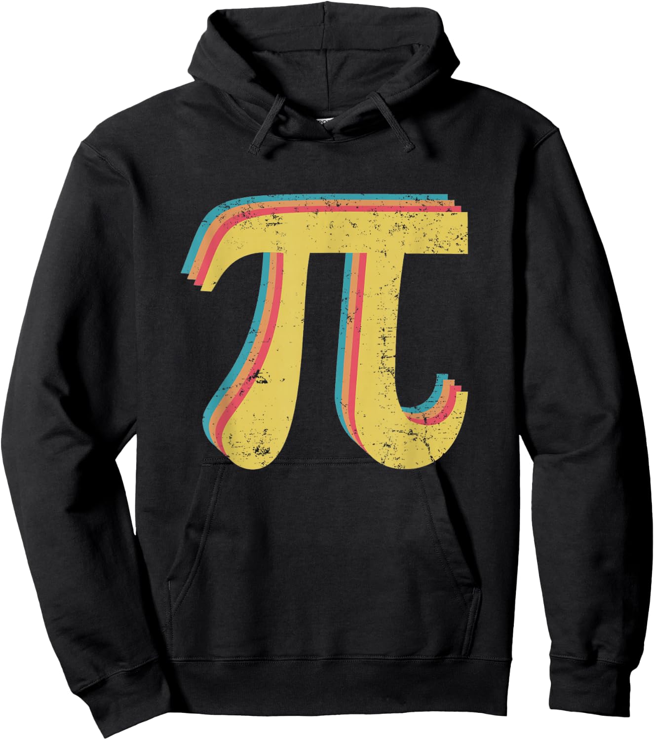 Pi 3,14 Pi Number Symbol Math Science Gift Vintage Hoodie - Hoodie | Black