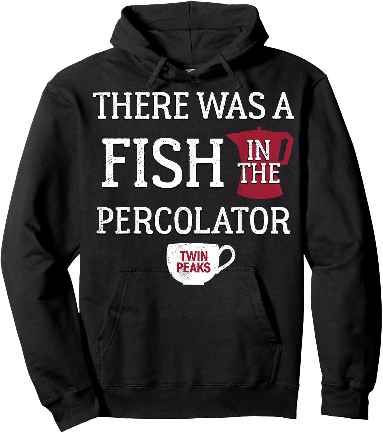 Twin Peaks There Was A Fish In The Percolator Hoodie - Hoodie | Black