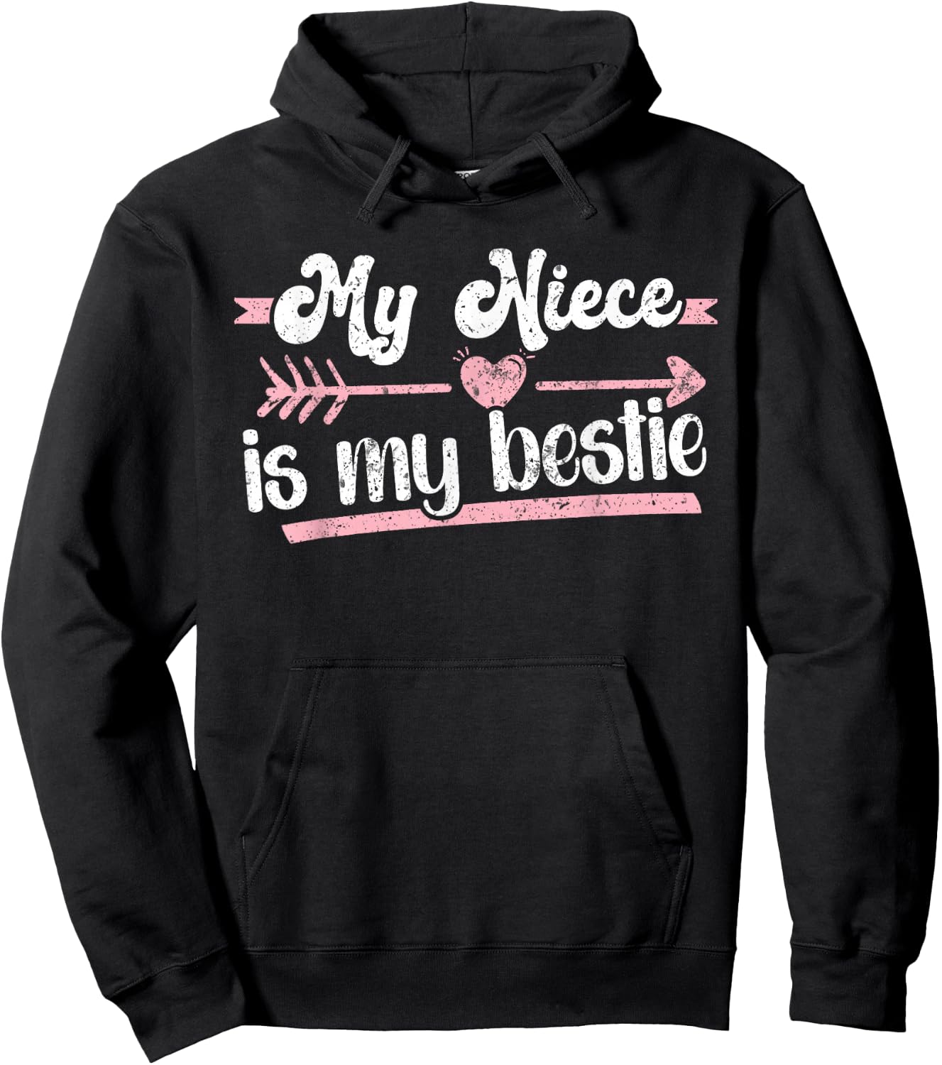 My Niece Is My Bestie Aunt And Niece Auntie Hoodie - Hoodie | Black