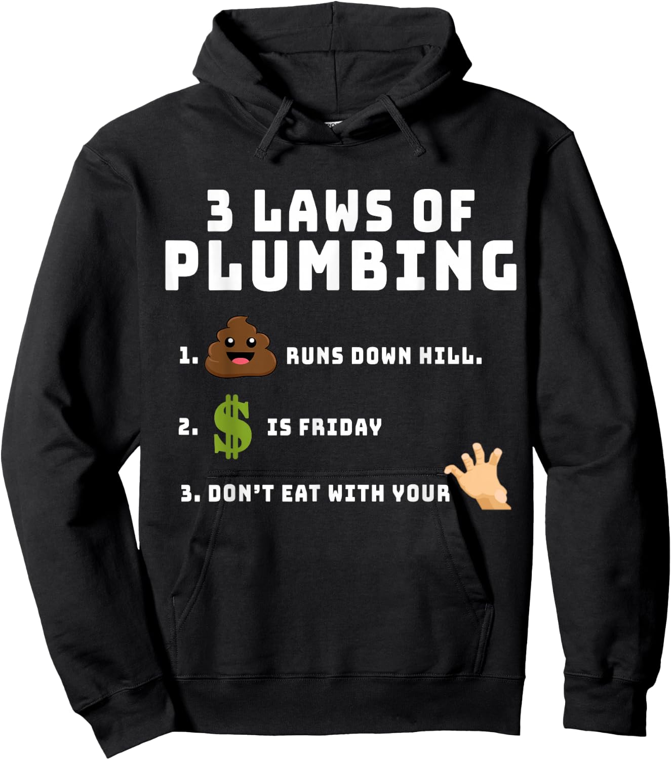 Funny Plumbing Fake Plumbers Crack Plumber Gifts A Hoodie - Hoodie | Black