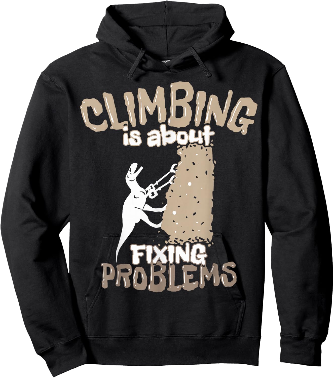 Funny Bouldering & Climbing Hoodie - Hoodie | Black