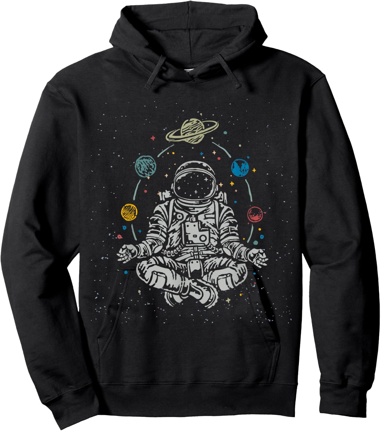 Astronaut Space Planet Solar System Geeks Kids Boys Girl Hoodie - Hoodie | Black