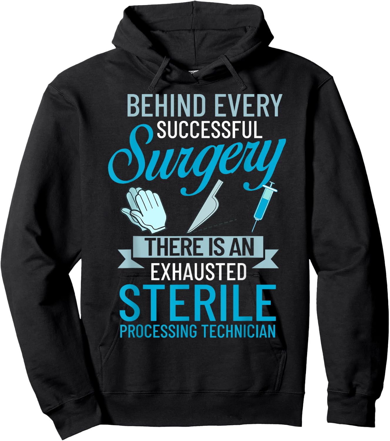 Sterile Processing Technician Certification Manager Tech Hoodie - Hoodie | Black