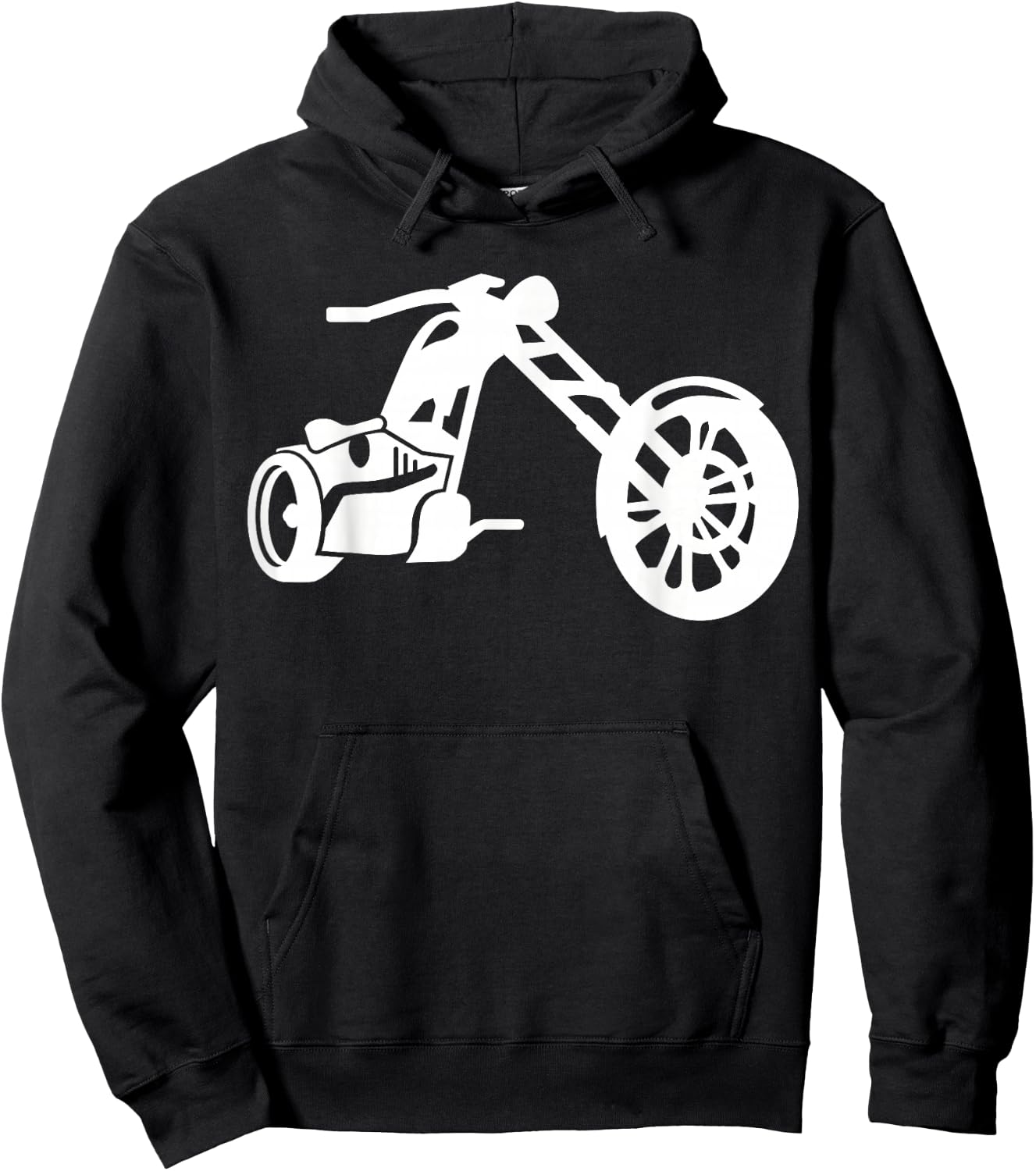 Chopper Motorcycle Hoodie - Hoodie | Black