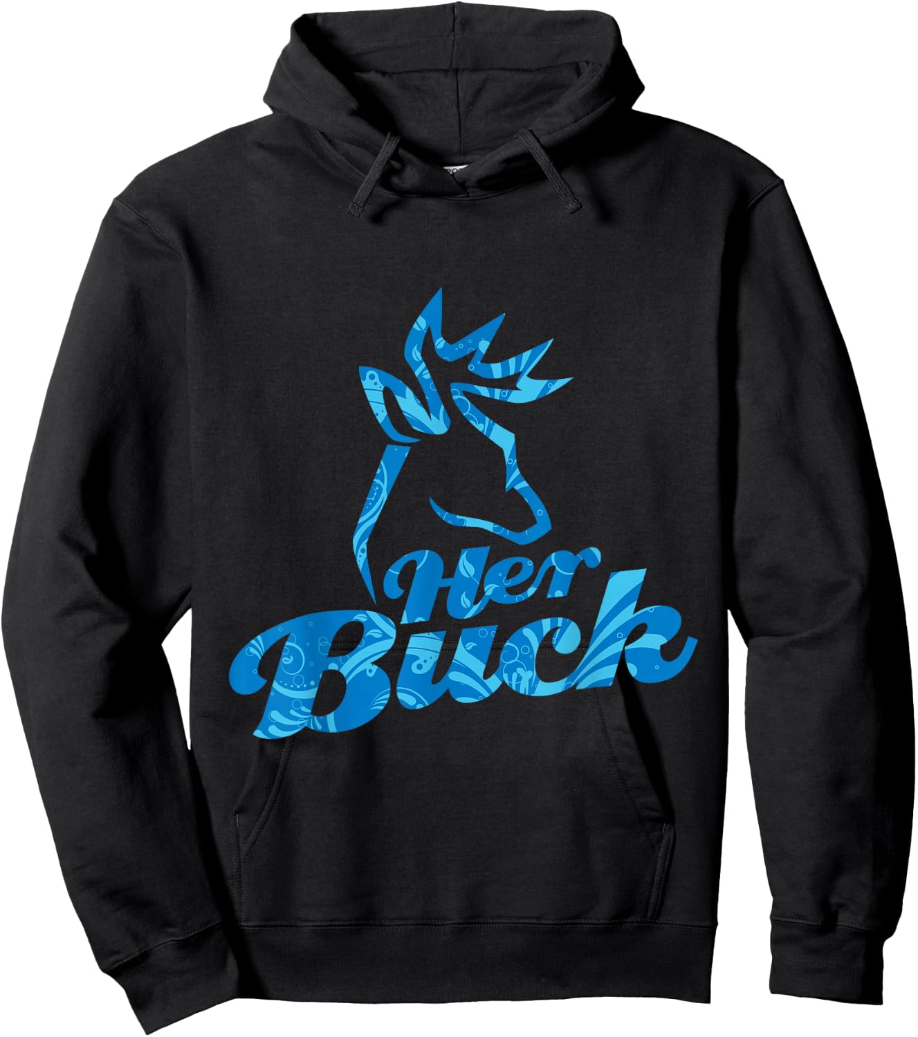 Her Buck & His Doe Matching Couple Shirts Hoodie - Hoodie | Black