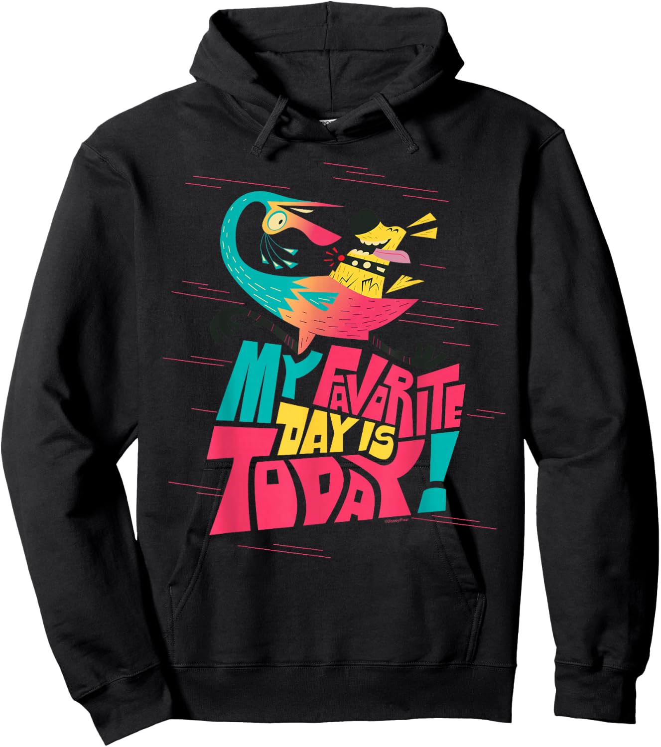 Disney and Pixar’s Up Kevin Dug My Favorite Day is Today Hoodie - Hoodie | Black
