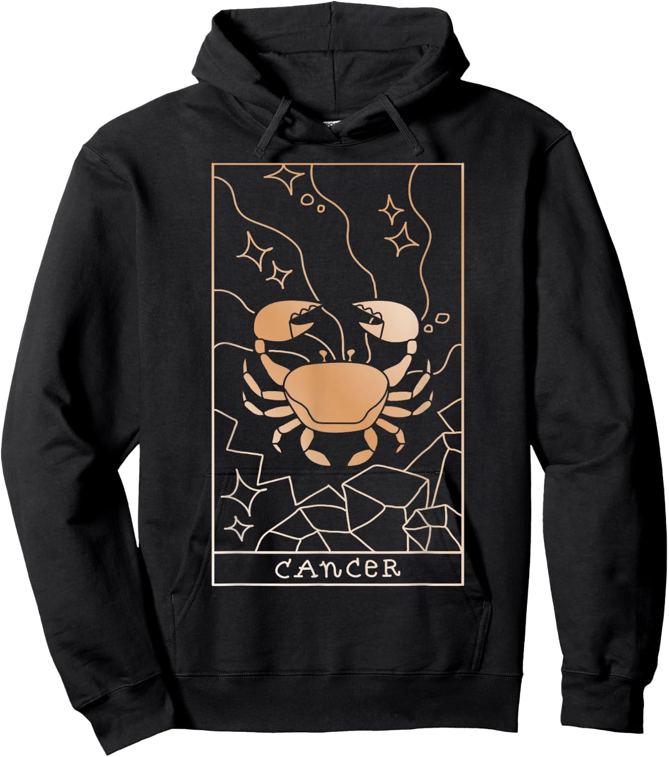 Cancer Zodiac Hoodie - Hoodie | Black