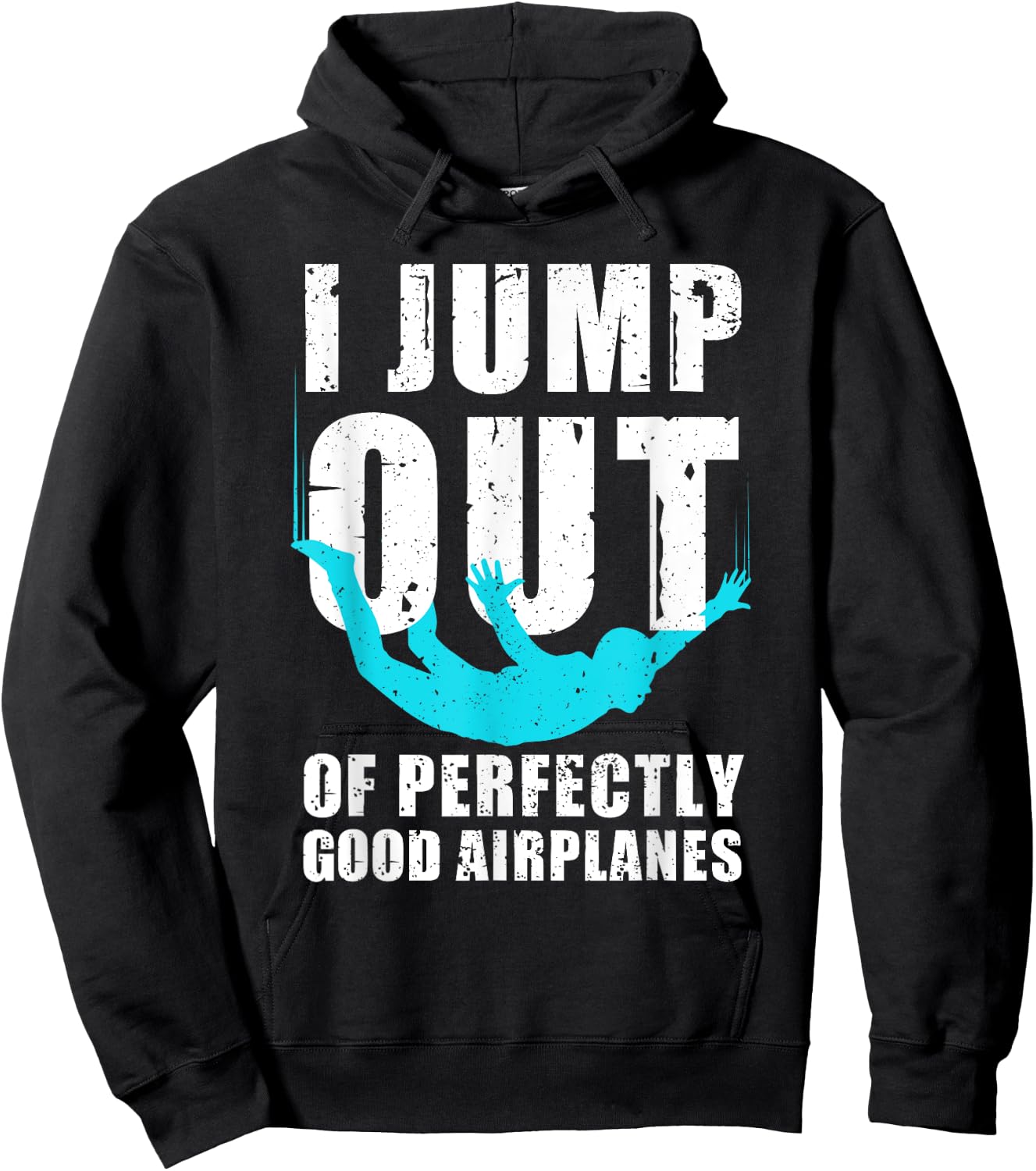 Funny Skydiving Design Women Skydiver Skydive Lovers Hoodie - Hoodie | Black
