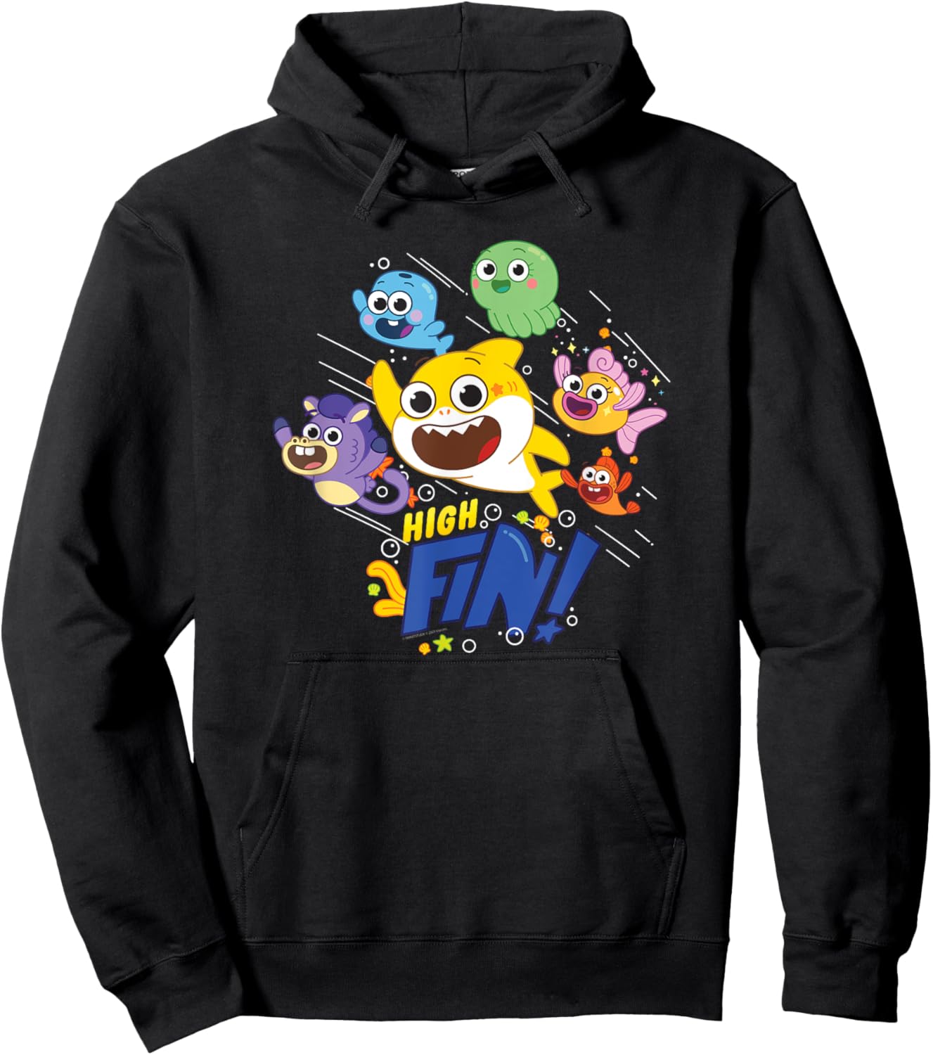 Baby Shark High Fin Hoodie - Hoodie | Black