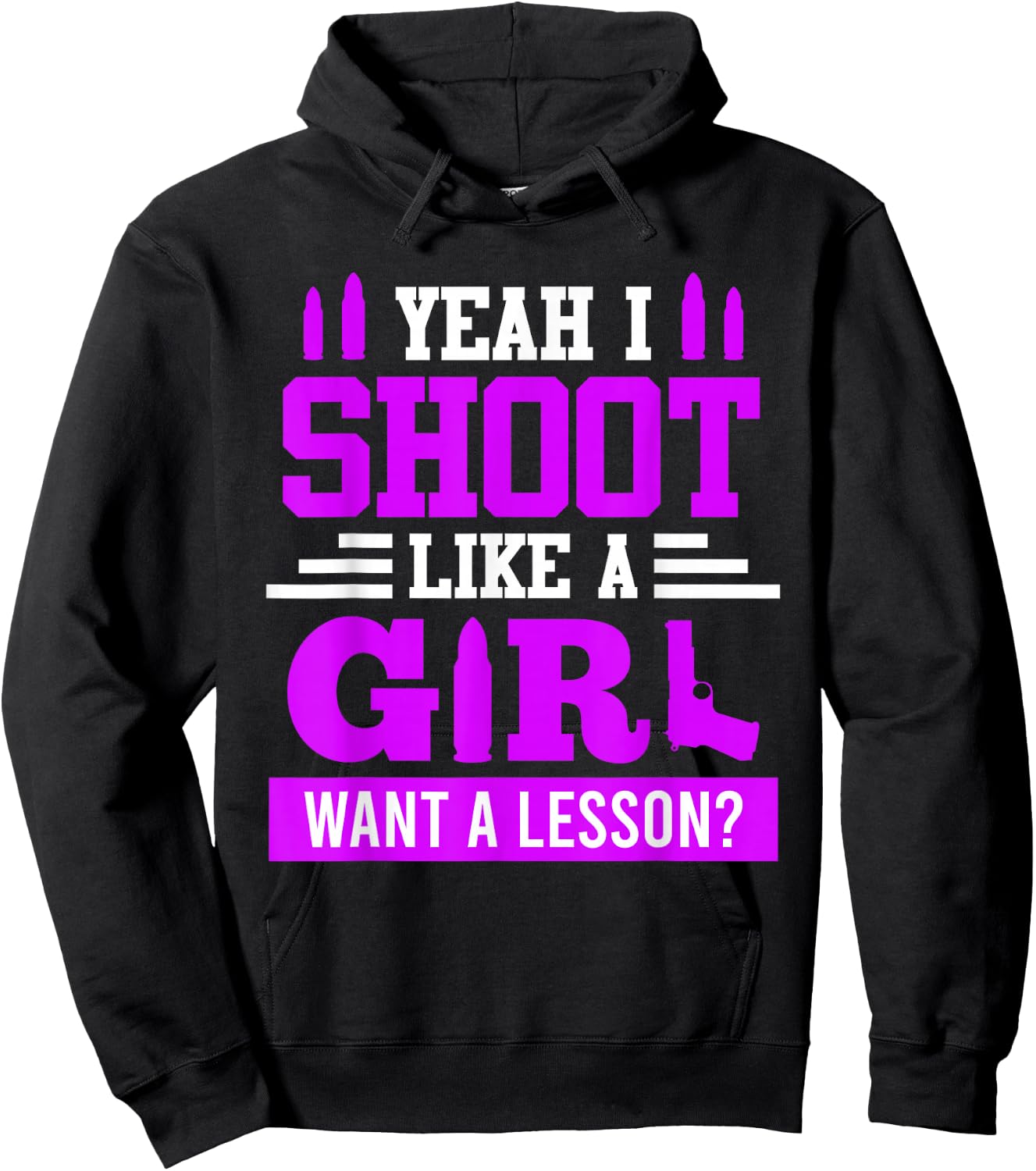Shoot like a Girl Women's Shooting Hoodie - Hoodie | Black