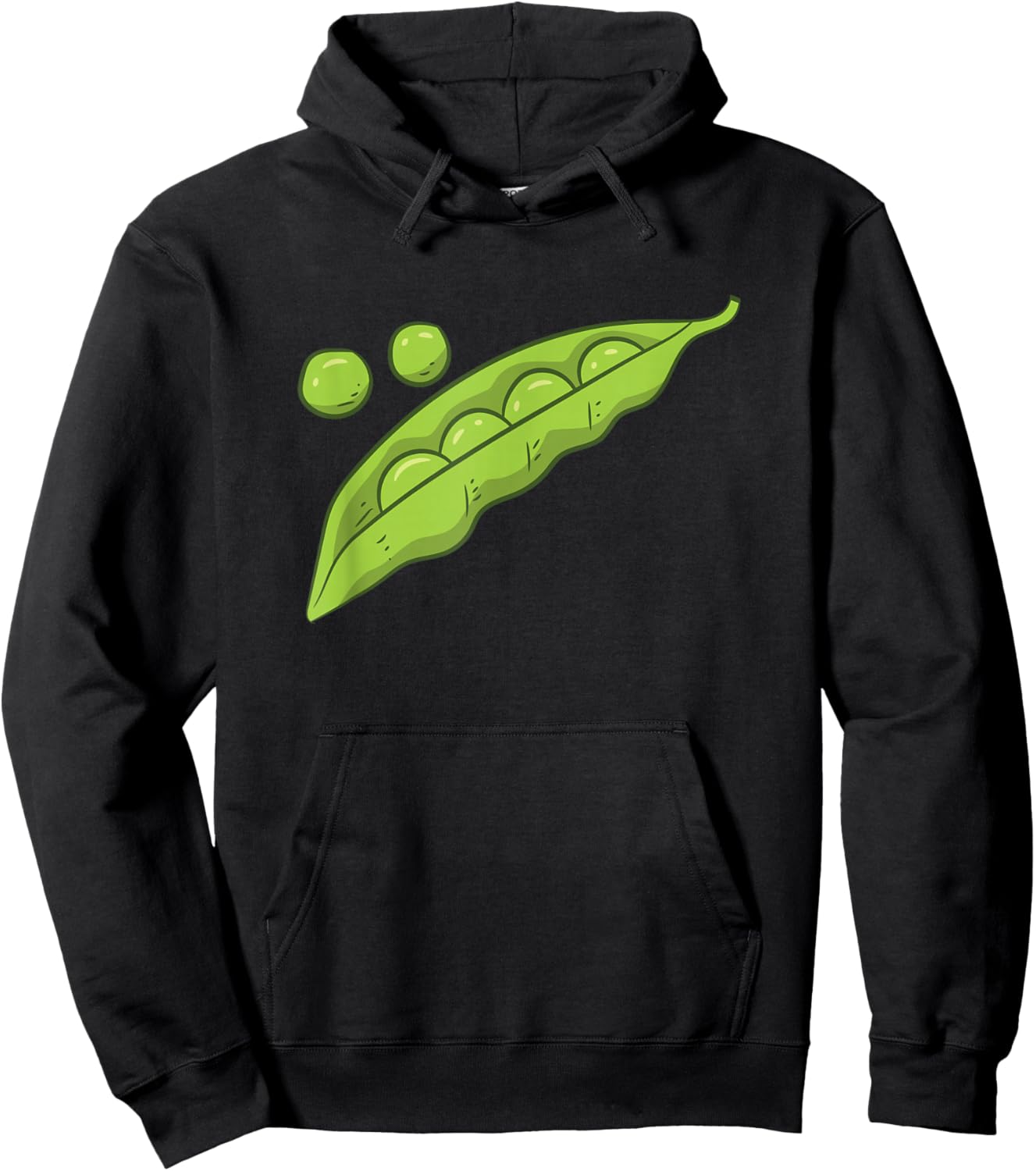 Funny Peas Vegetable Gift Peas Hoodie - Hoodie | Black