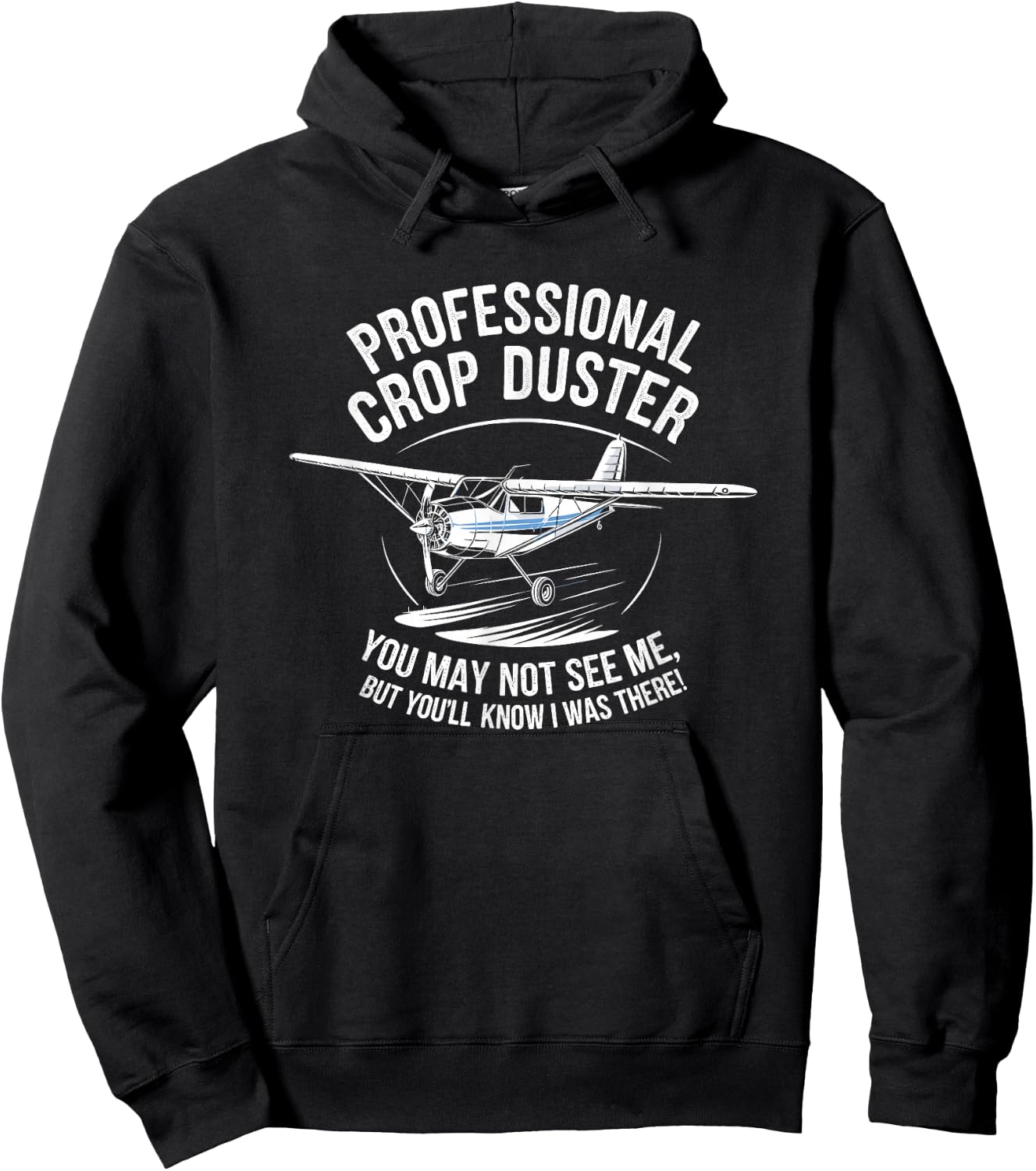 Professional Crop Duster Aerial Application Crop Dusting Hoodie - Hoodie | Black