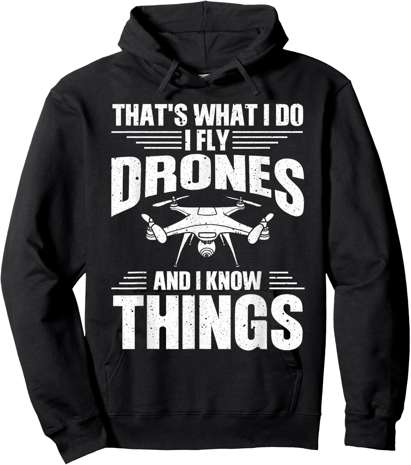 Funny Drone Women Drone Pilot Flying Aerial Vehicle Hoodie - Hoodie | Black