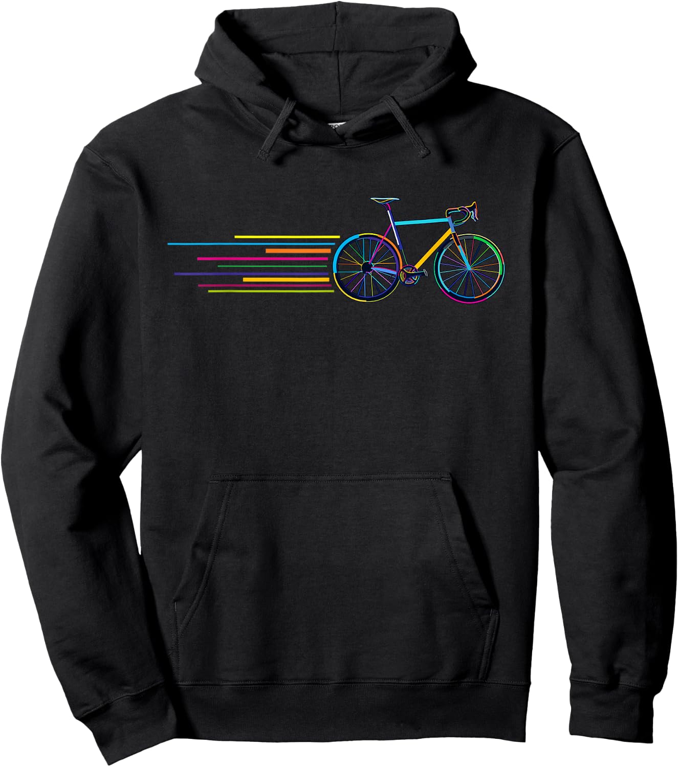 Cyclist Gravel City Bike Bicyclist Bicycle Hoodie - Hoodie | Black