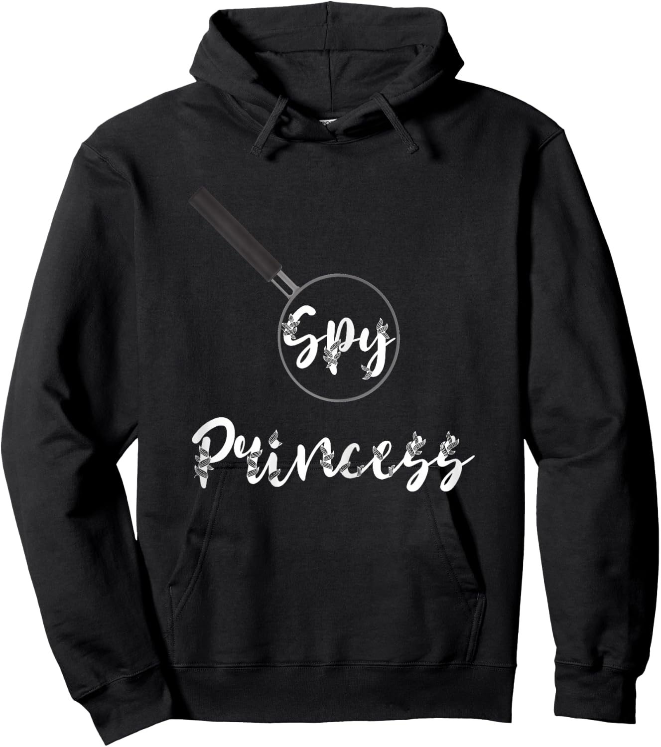 Spy Princess Private Spying Detective True Crime Espionage Hoodie - Hoodie | Black