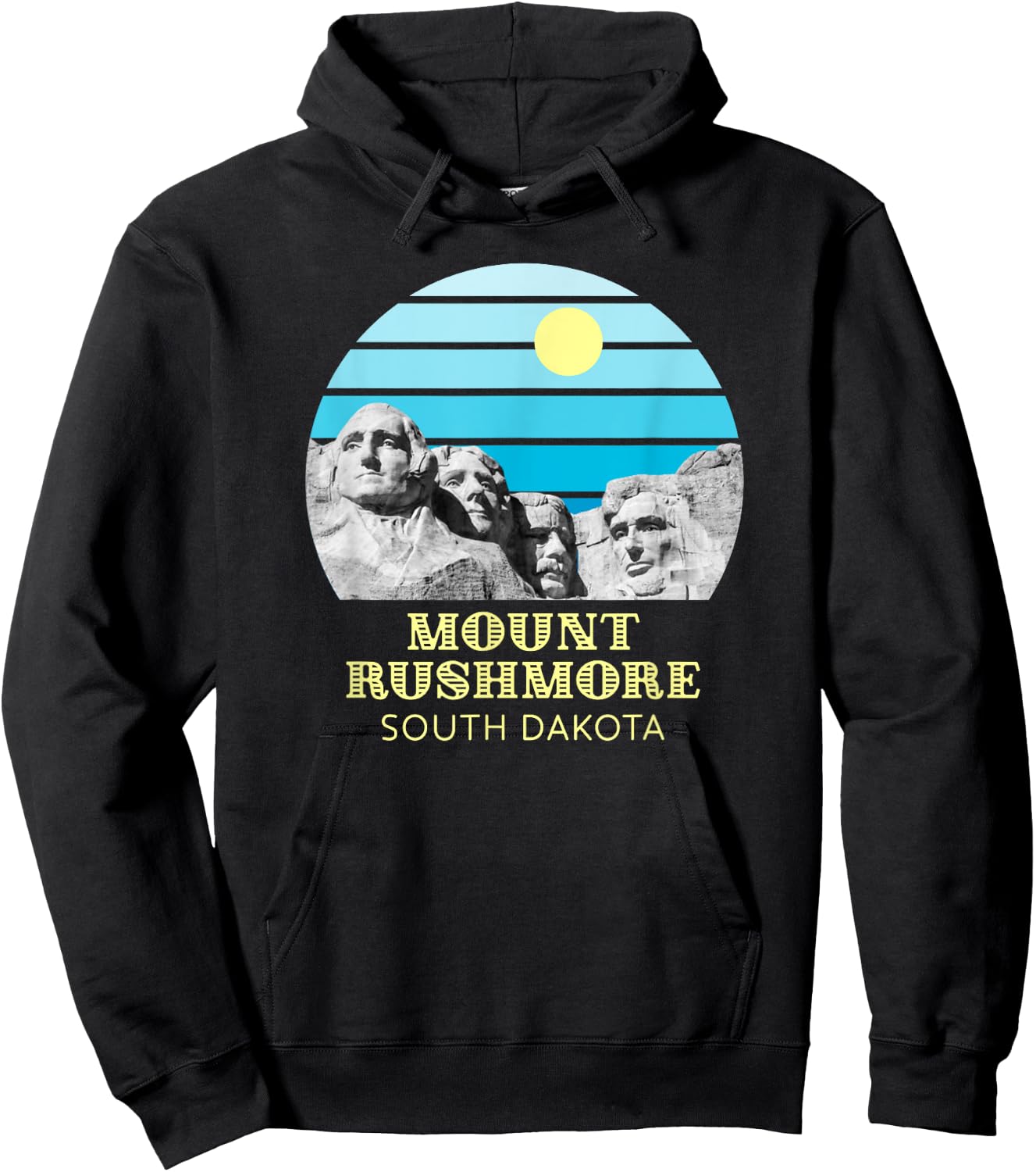 Mount Rushmore Hoodie - Hoodie | Black