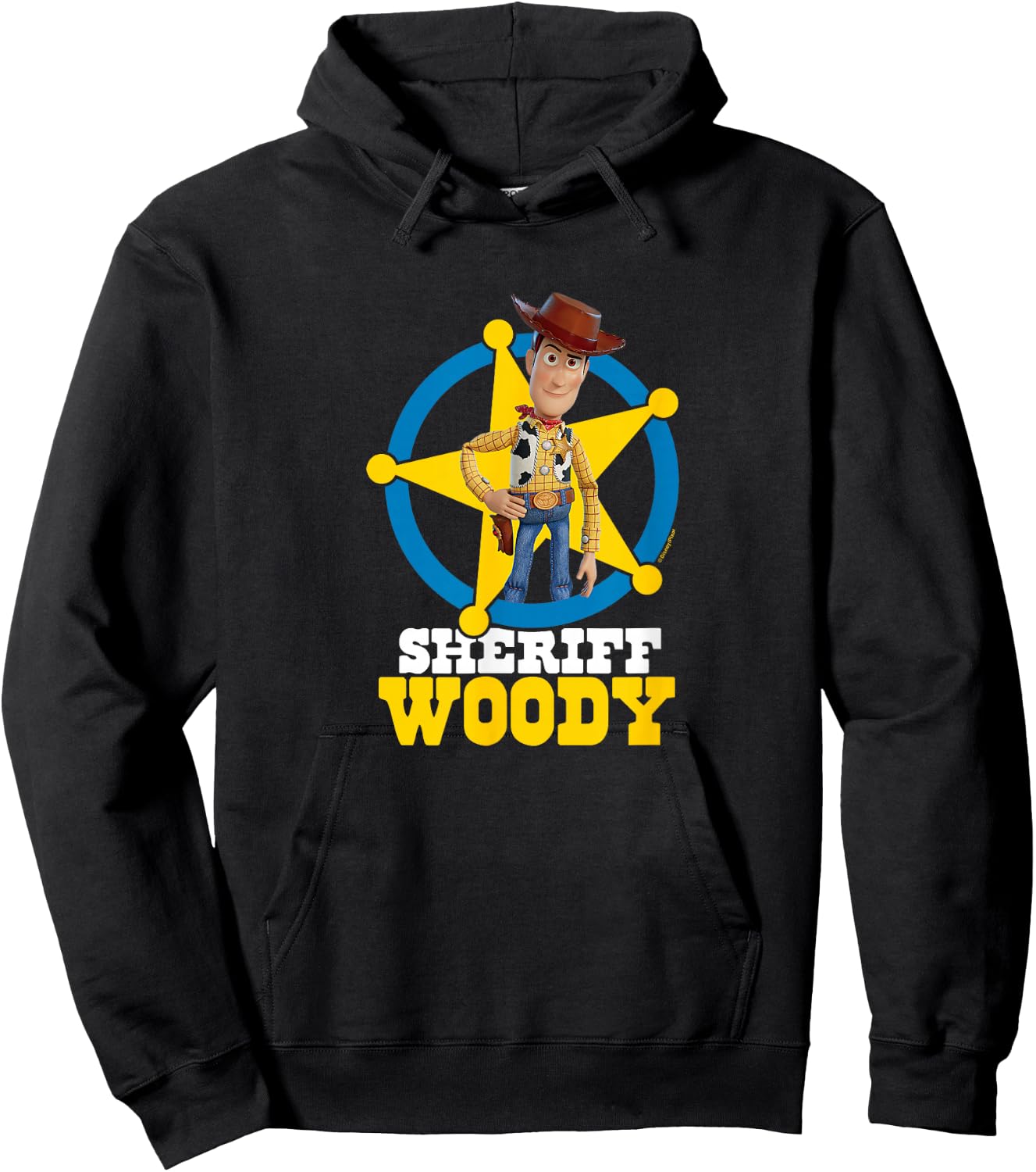 Toy Story - Sheriff Woody Hoodie - Hoodie | Black