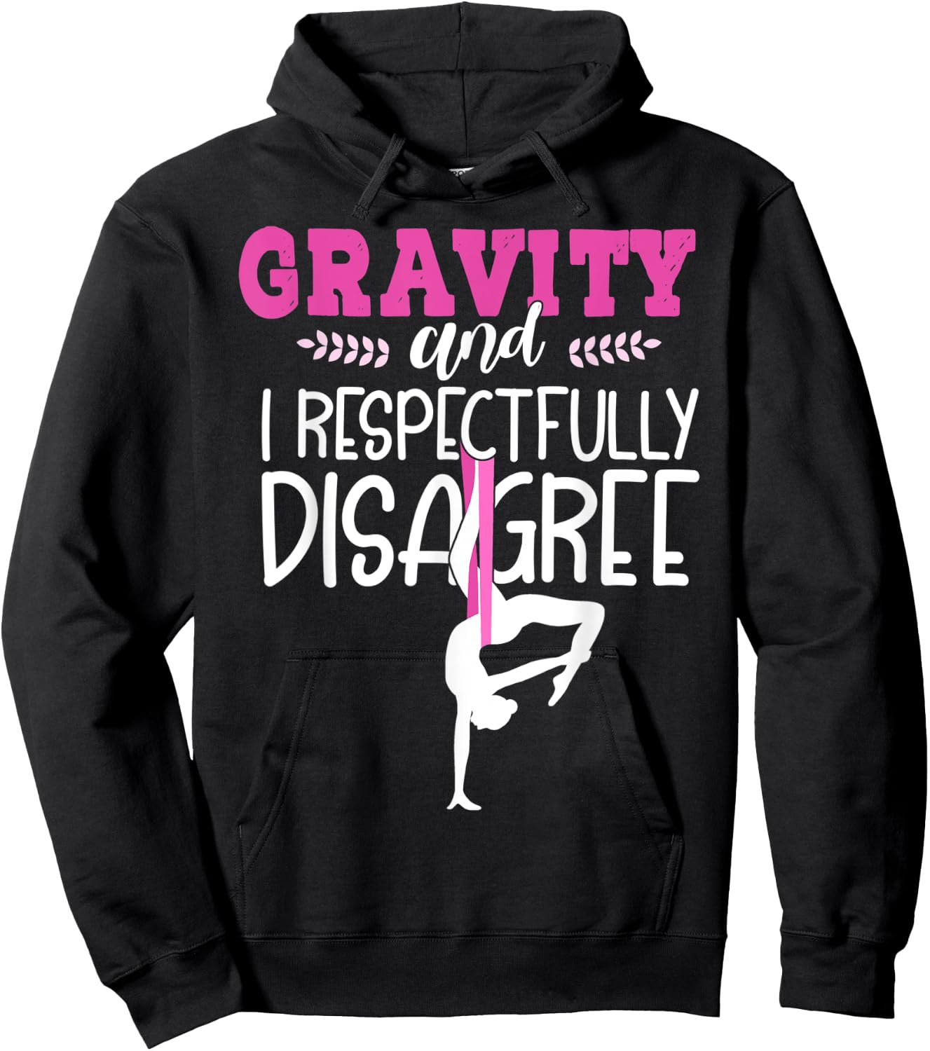 Aerial Yoga Hammock Air Yoga Shirt Funny Aerial Yoga Hoodie - Hoodie | Black