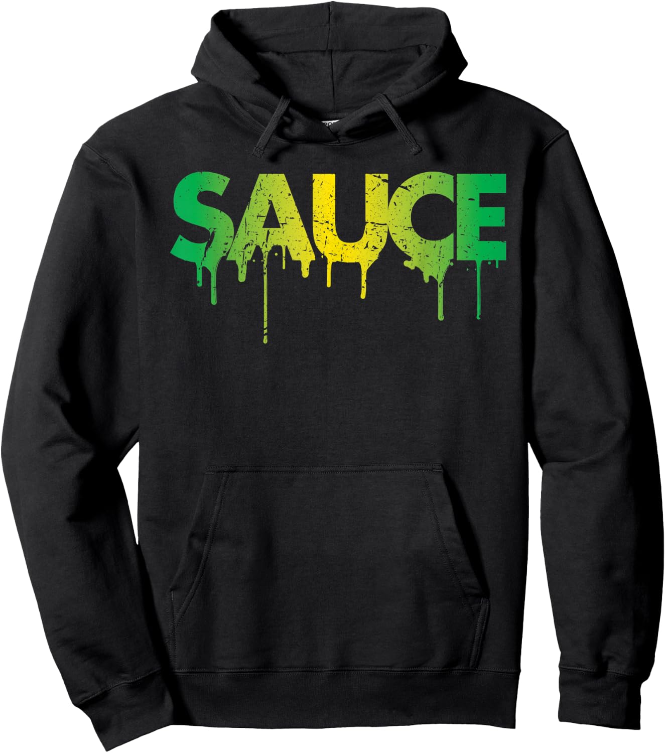 Sauce Melting Trending Dripping Messy Saucy Brazil Gift Hoodie - Hoodie | Black