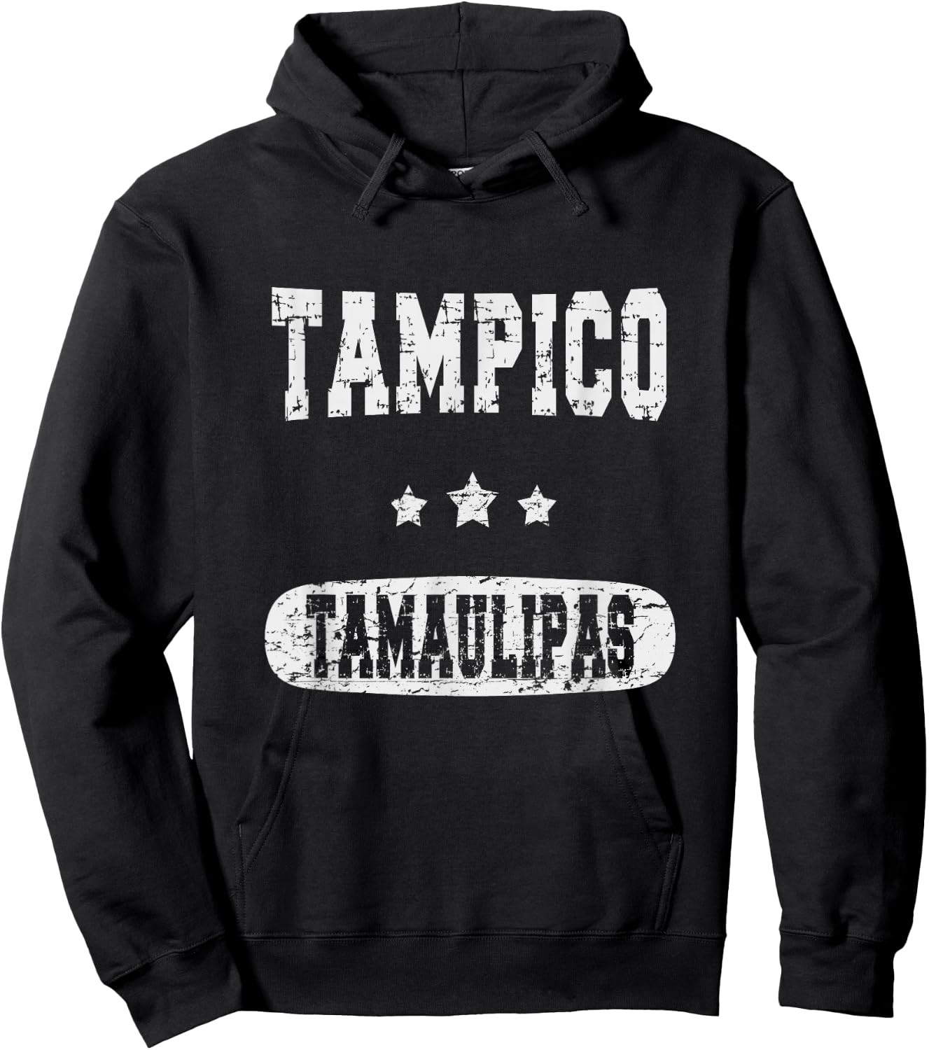 Vintage Tampico, Tamaulipas Hoodie - Hoodie | Black