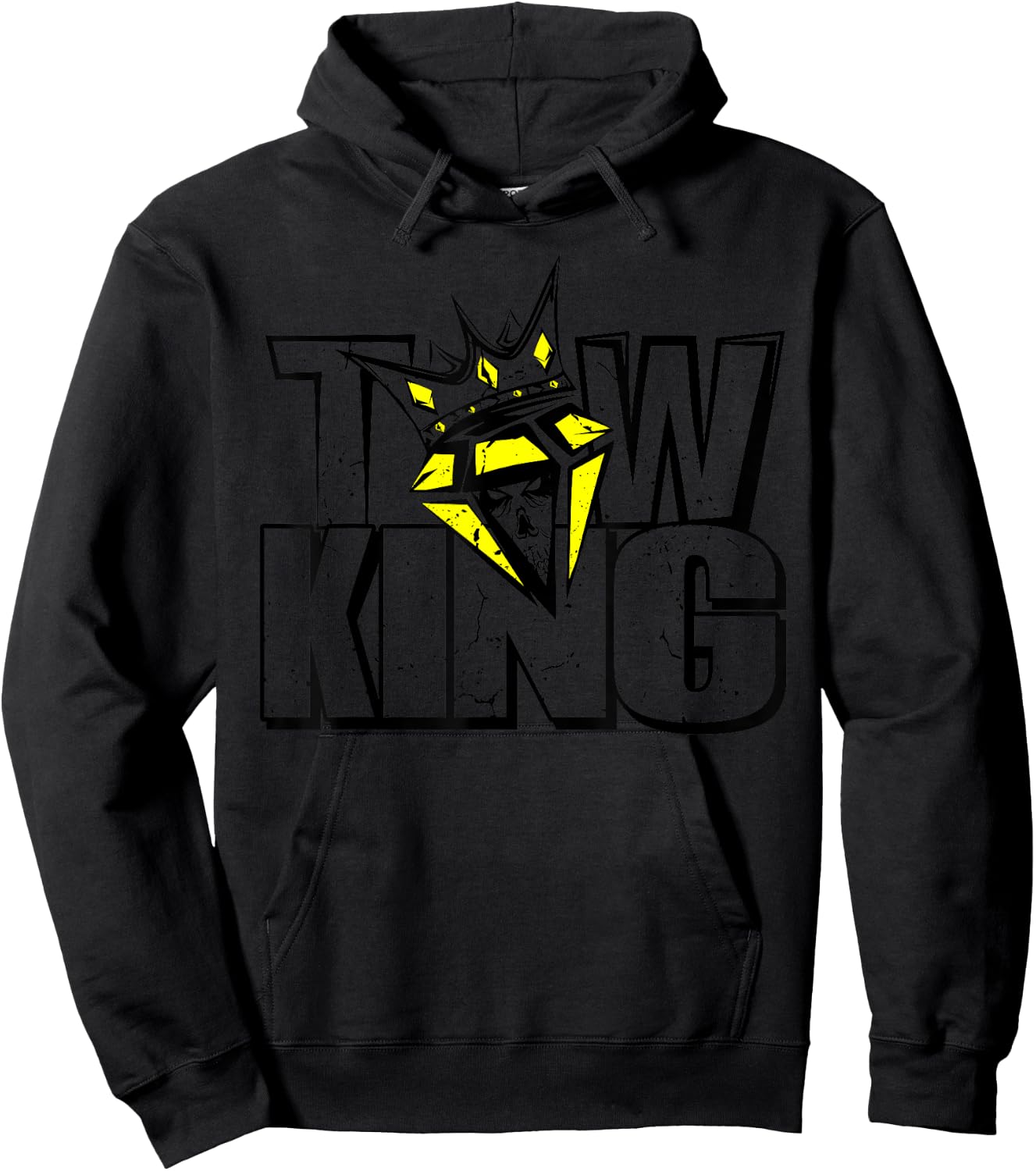 Tow King Tow Truck Operator Logo Hoodie - Hoodie | Black