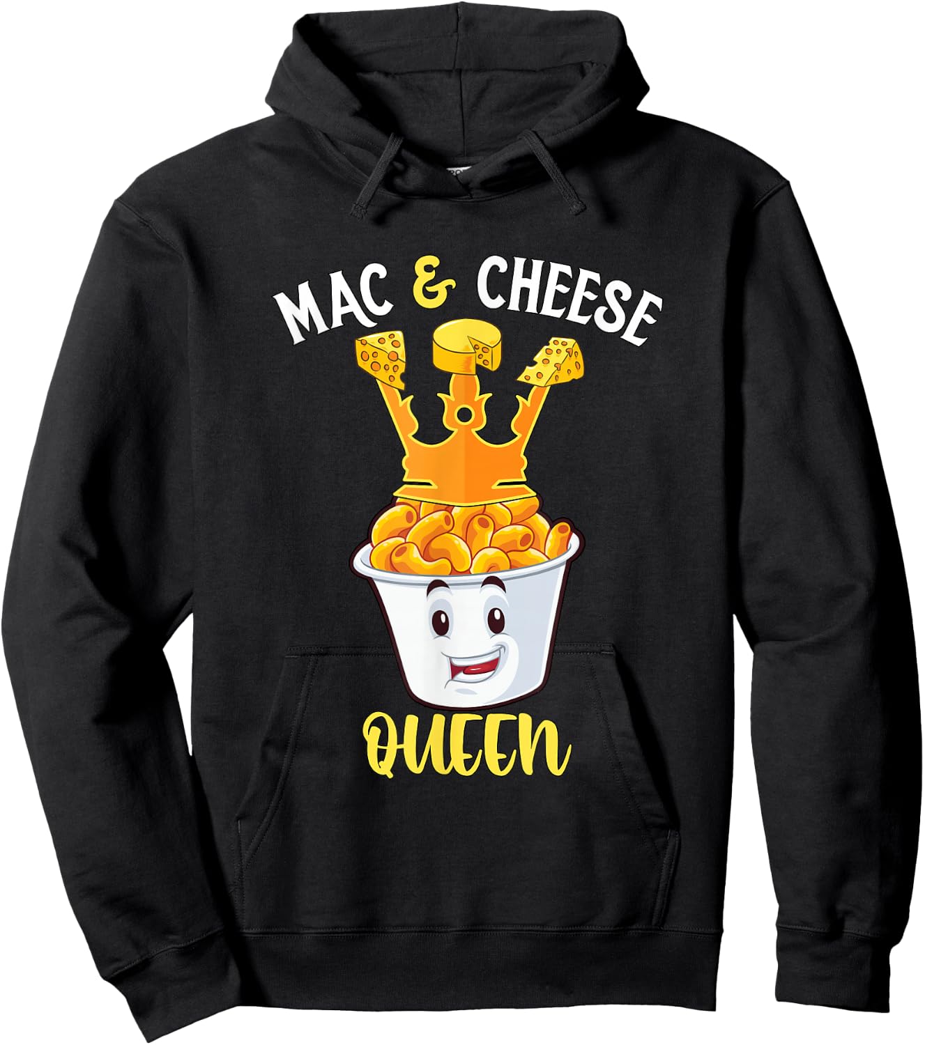 Mac & Cheese Queen Hoodie - Hoodie | Black