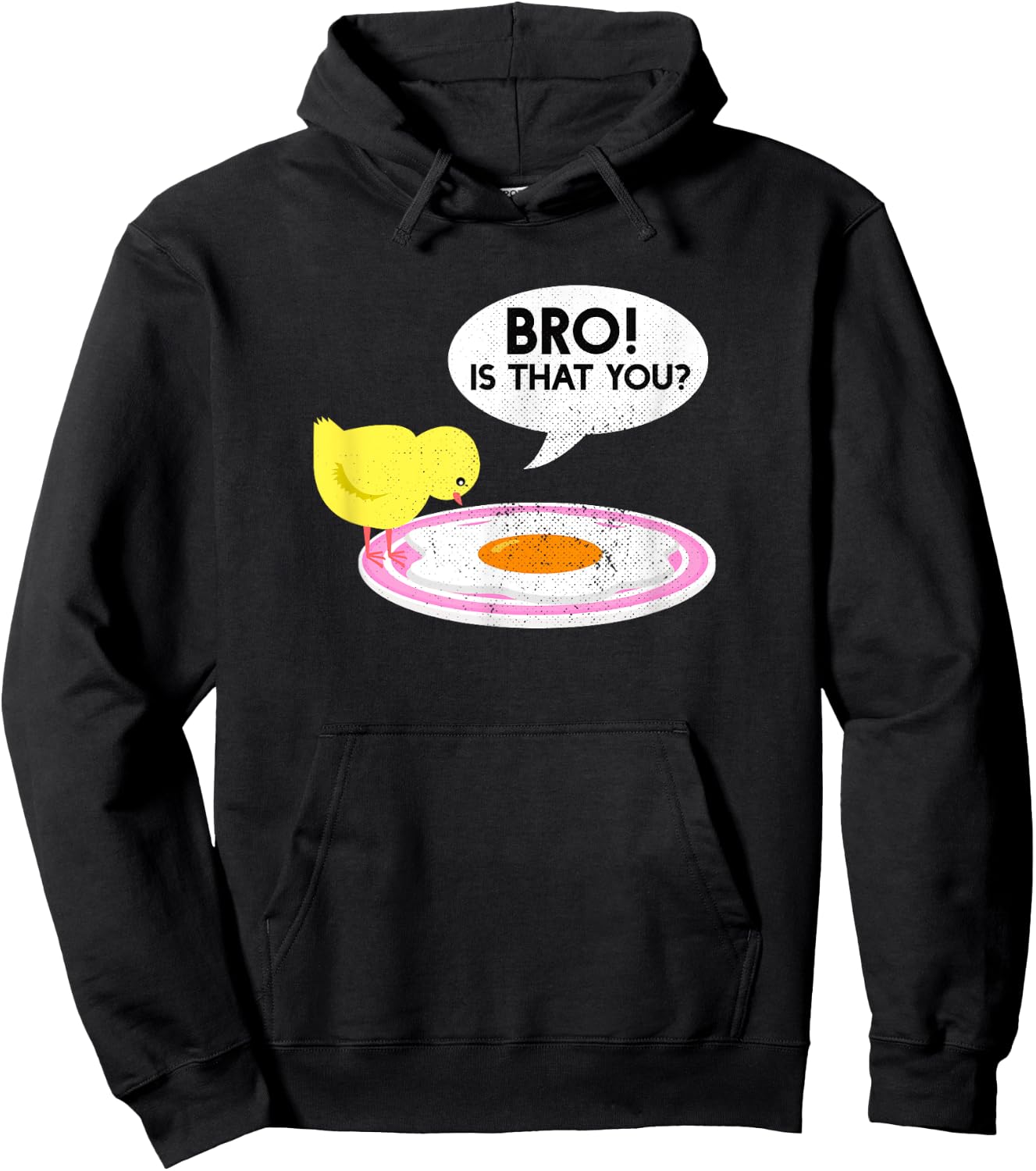 Bro Is That You Funny Chicken And Egg Farmer Poultry Hoodie - Hoodie | Black