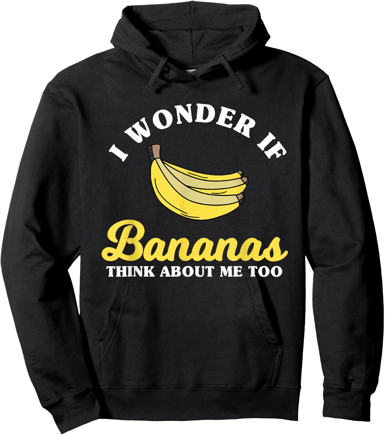 Funny Banana Saying Apparel Bananas Lover Hoodie - Hoodie | Black
