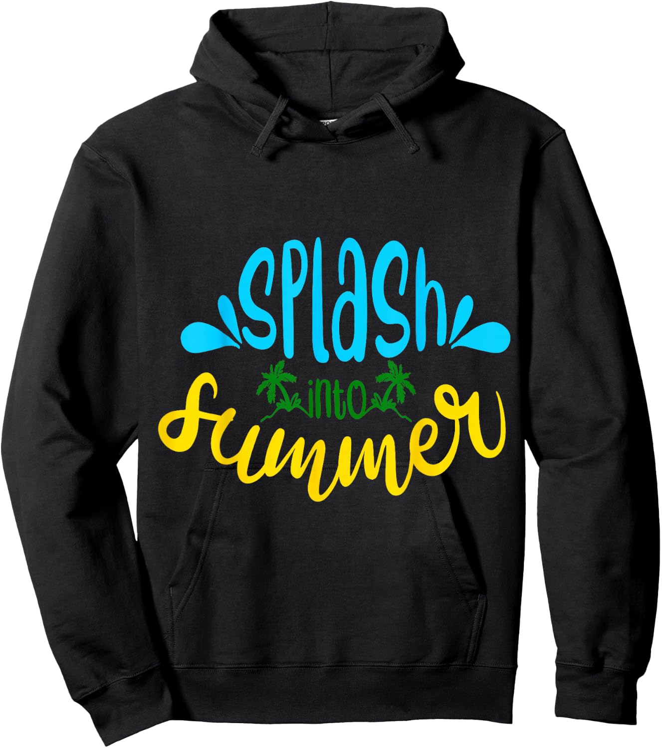 Splash into Summer Hoodie - Hoodie | Black