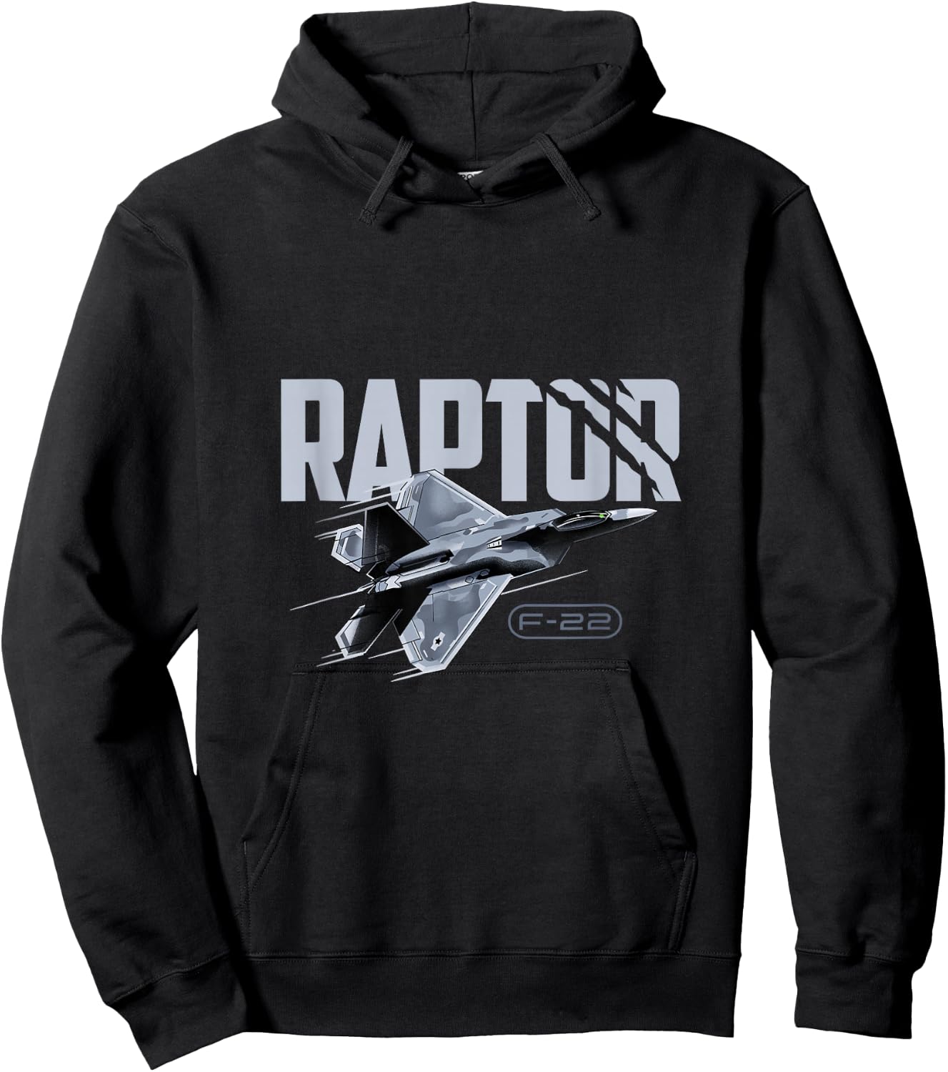 F-22 Raptor Military Jet Aircraft Hoodie - Hoodie | Black