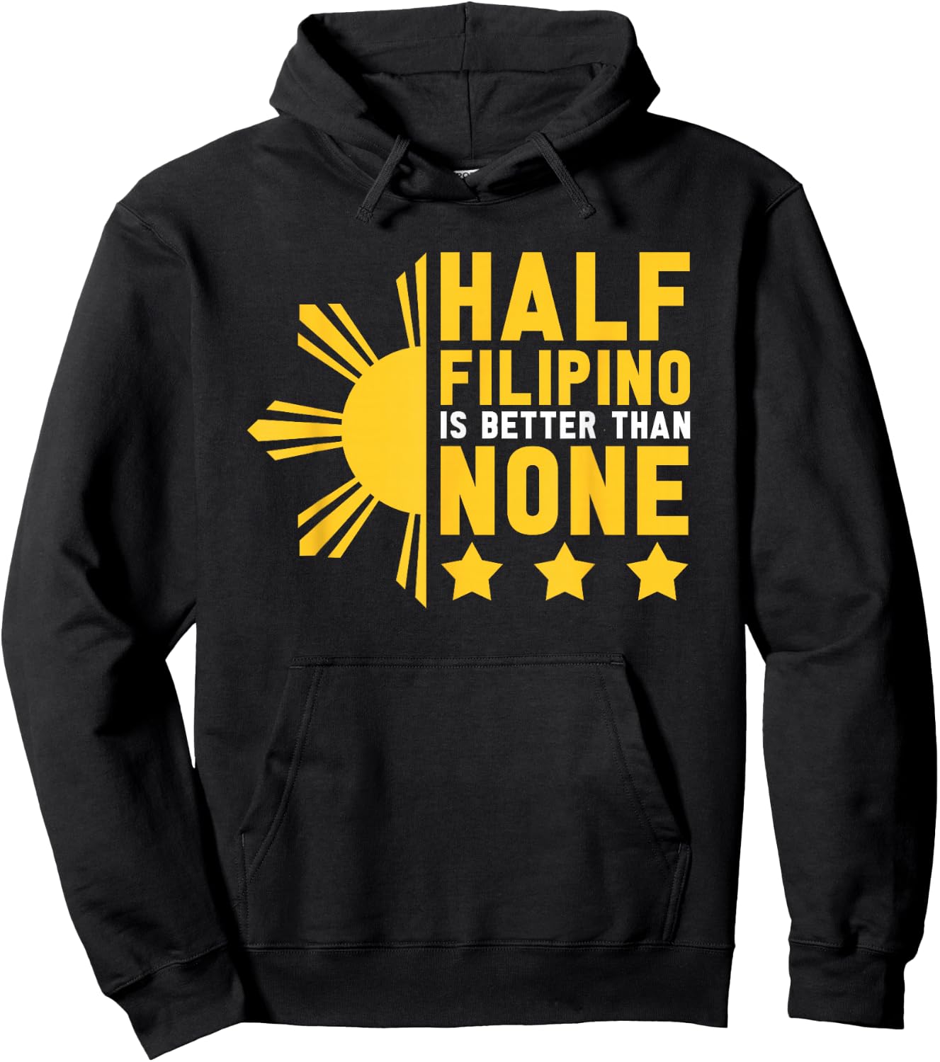 Filipino Filipina Pinoy Pinay Funny Philippines Hoodie - Hoodie | Black