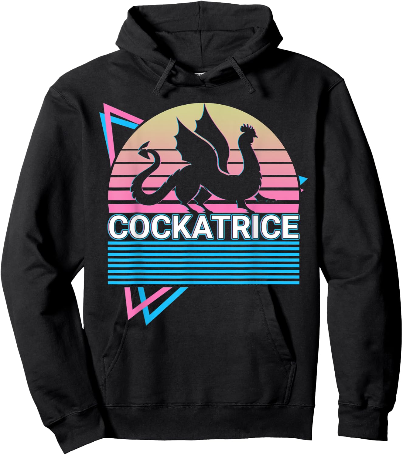 Cockatrice Beast Medieval Bestiary Hoodie - Hoodie | Black