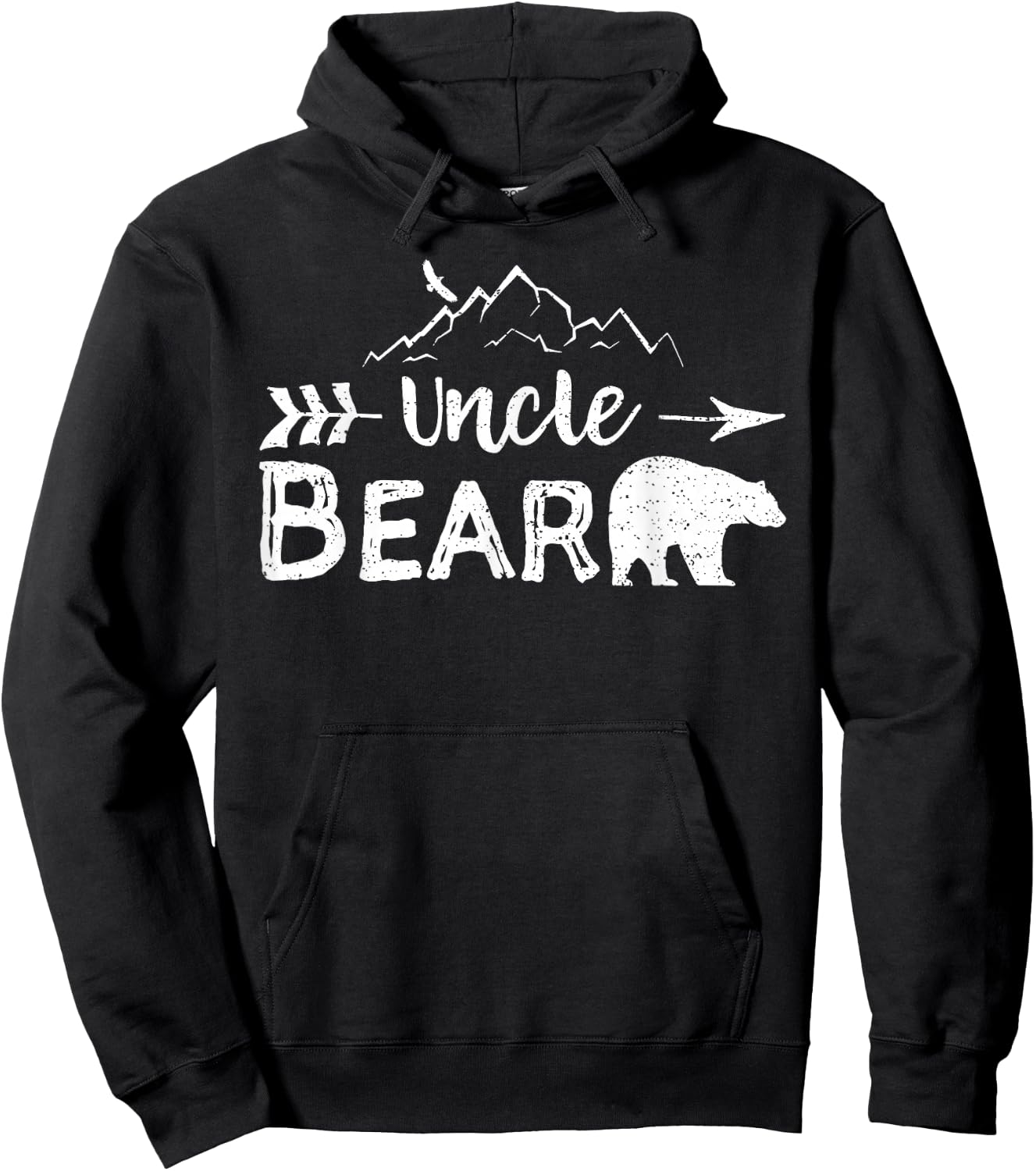 Uncle Bear Shirt Matching Family Aunt And Uncle Camping Gift Hoodie - Hoodie | Black