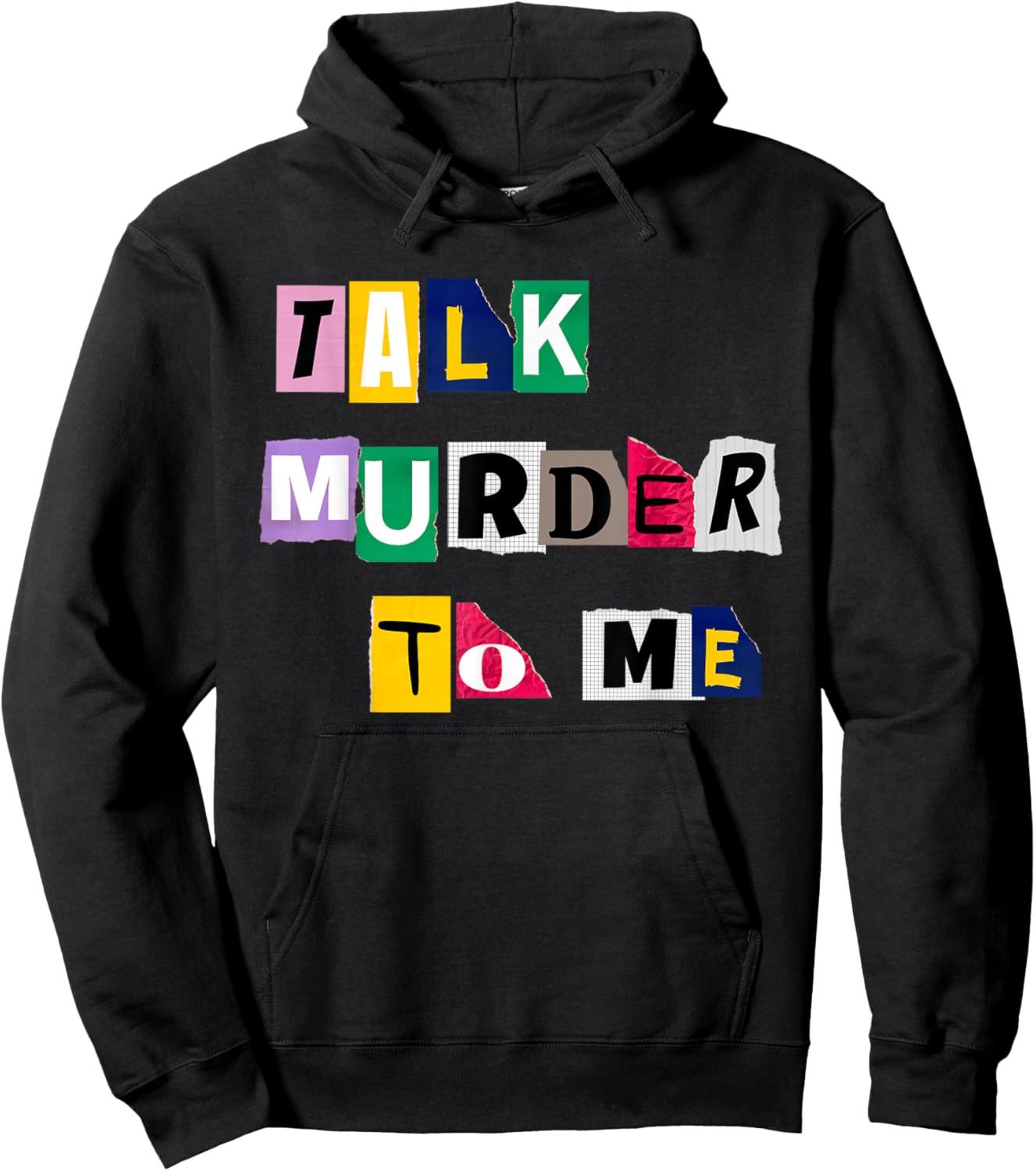 Talk Murder to me - Funny Women Killer True Crimes Podcast Hoodie - Hoodie | Black