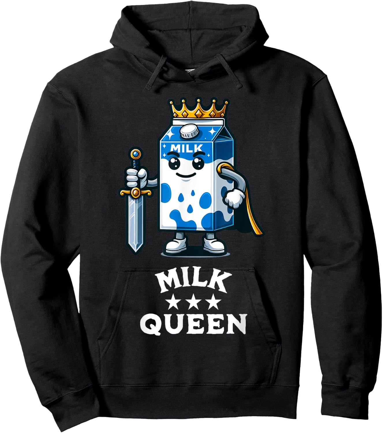 Dairy Farmer Milk Drinker Hoodie - Hoodie | Black